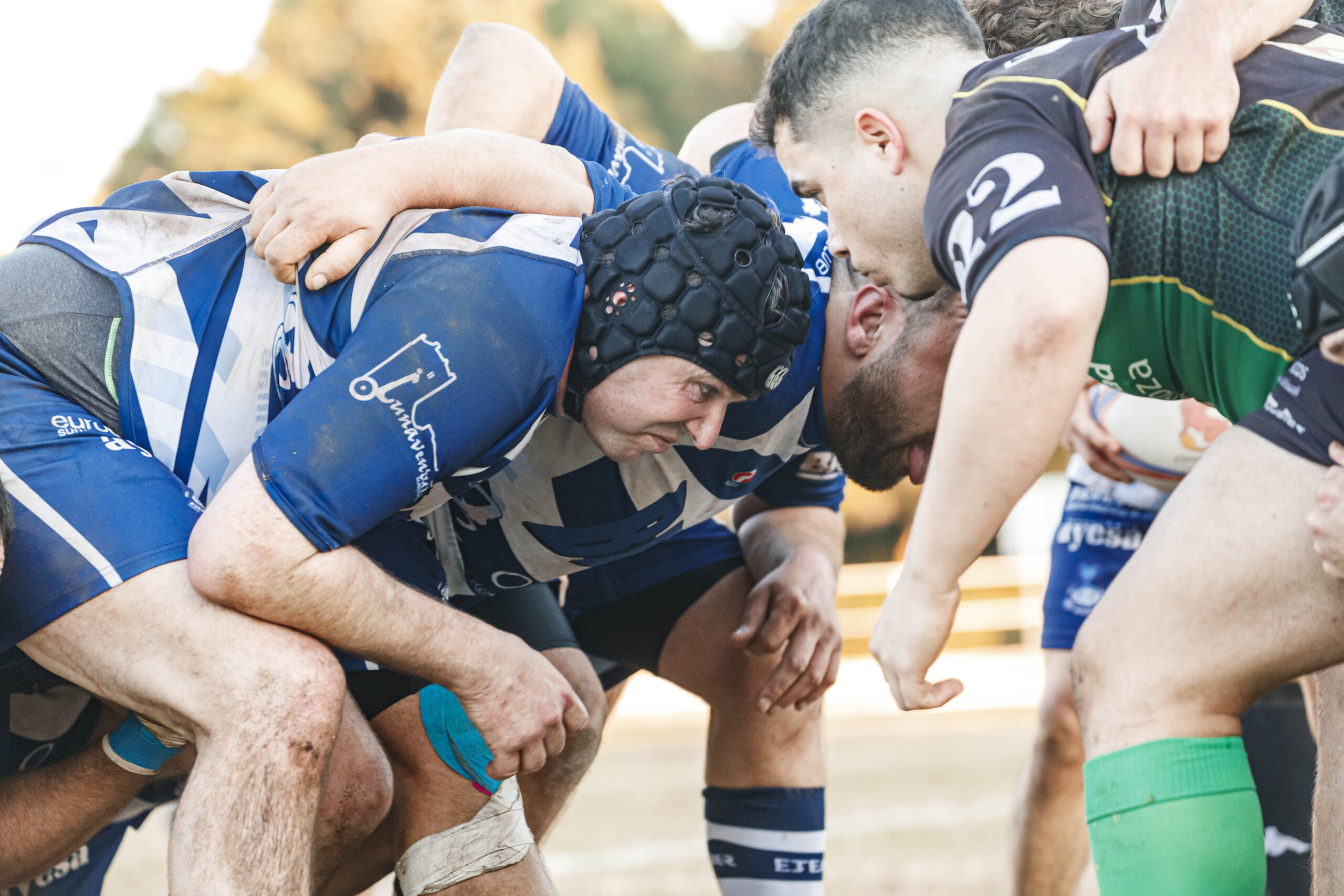 Partido correspondiente a la jornada 6 de la Liga Aragonesa de rugby masculino entre el CEFA Unizar y el Ejea