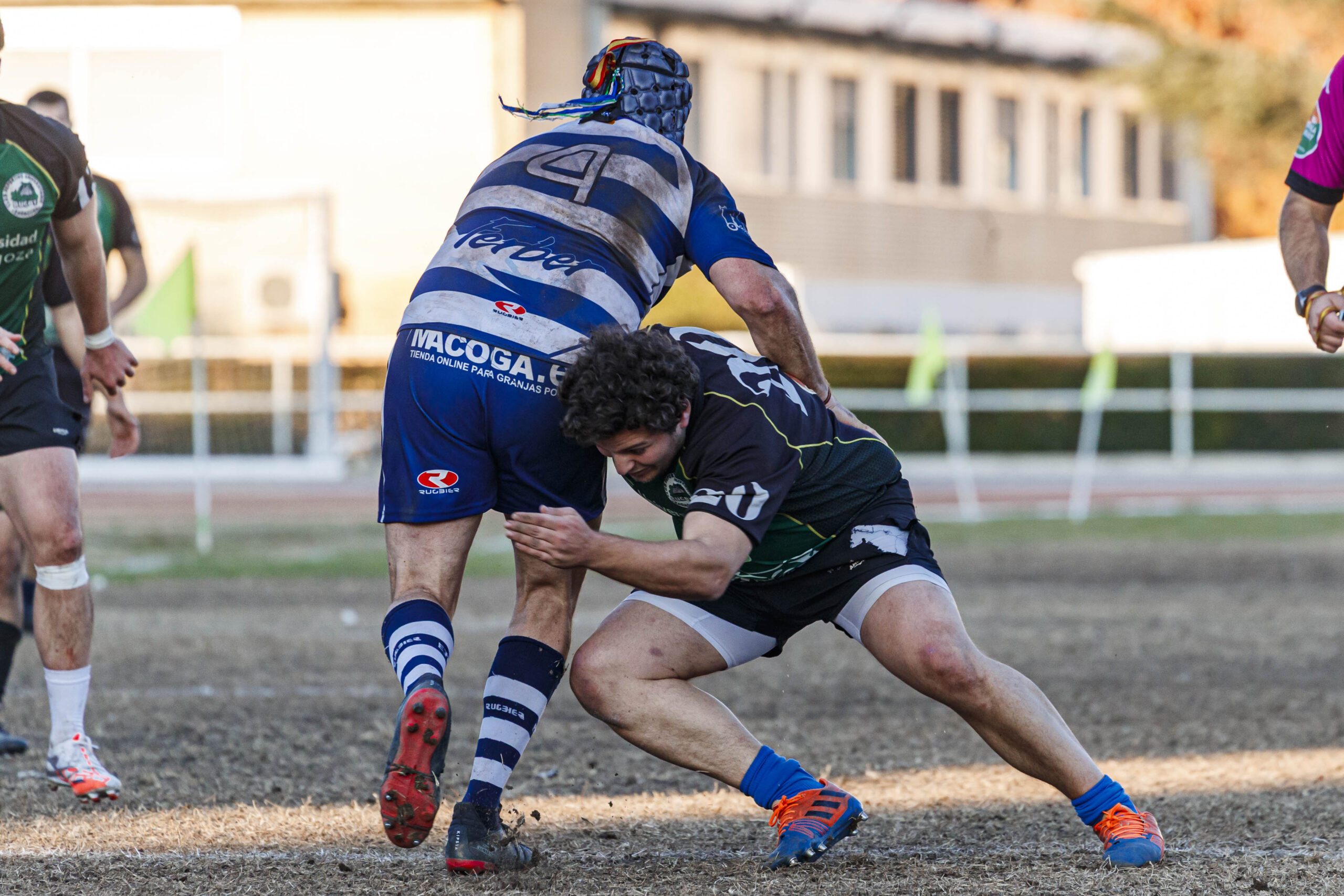 Partido correspondiente a la jornada 6 de la Liga Aragonesa de rugby masculino entre el CEFA Unizar y el Ejea