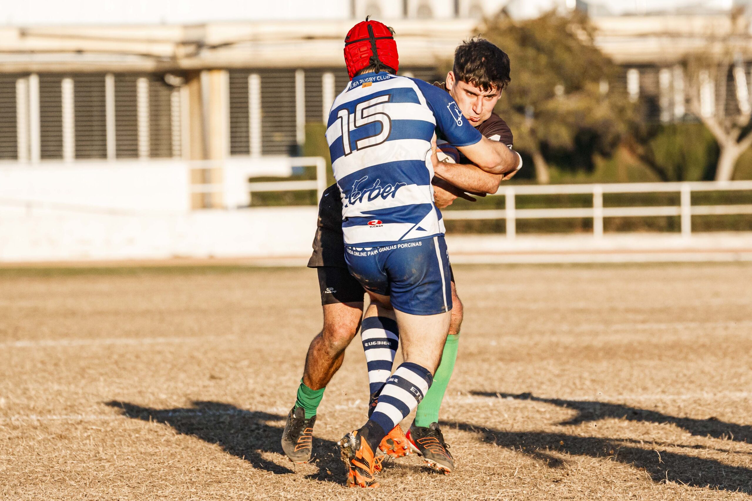 Partido correspondiente a la jornada 6 de la Liga Aragonesa de rugby masculino entre el CEFA Unizar y el Ejea