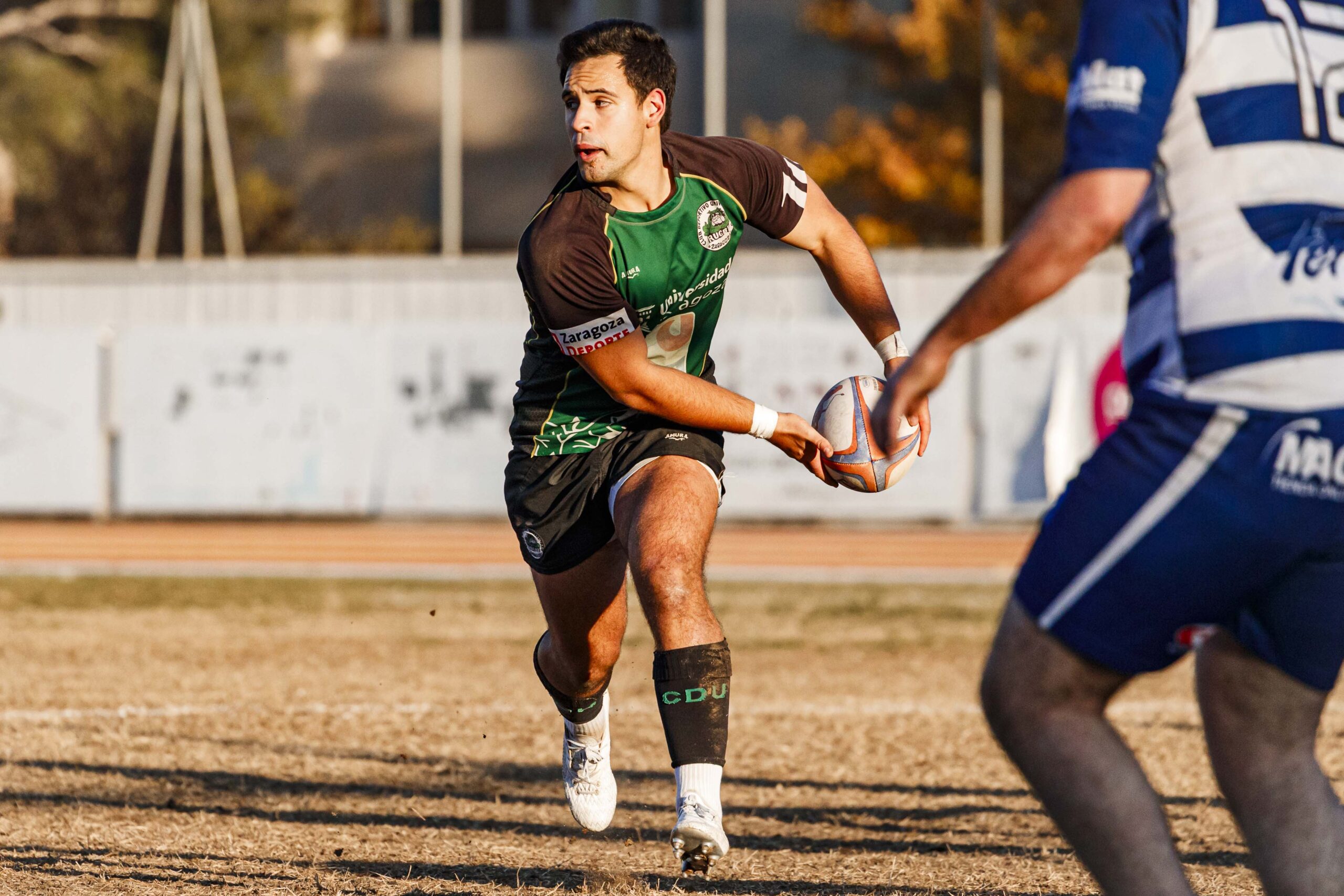 Partido correspondiente a la jornada 6 de la Liga Aragonesa de rugby masculino entre el CEFA Unizar y el Ejea