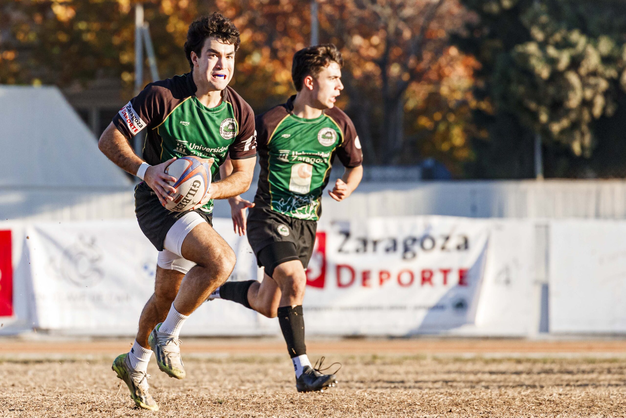 Partido correspondiente a la jornada 6 de la Liga Aragonesa de rugby masculino entre el CEFA Unizar y el Ejea