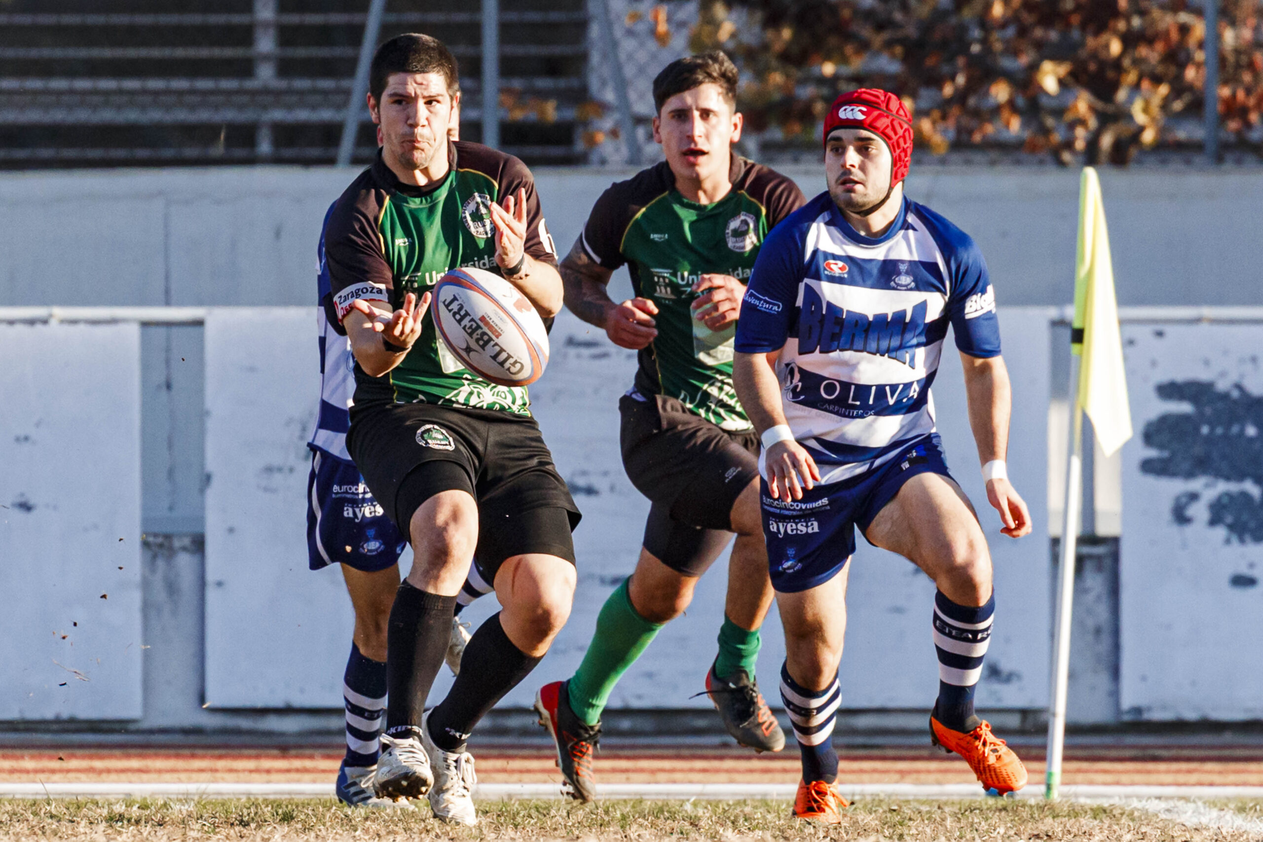 Partido correspondiente a la jornada 6 de la Liga Aragonesa de rugby masculino entre el CEFA Unizar y el Ejea