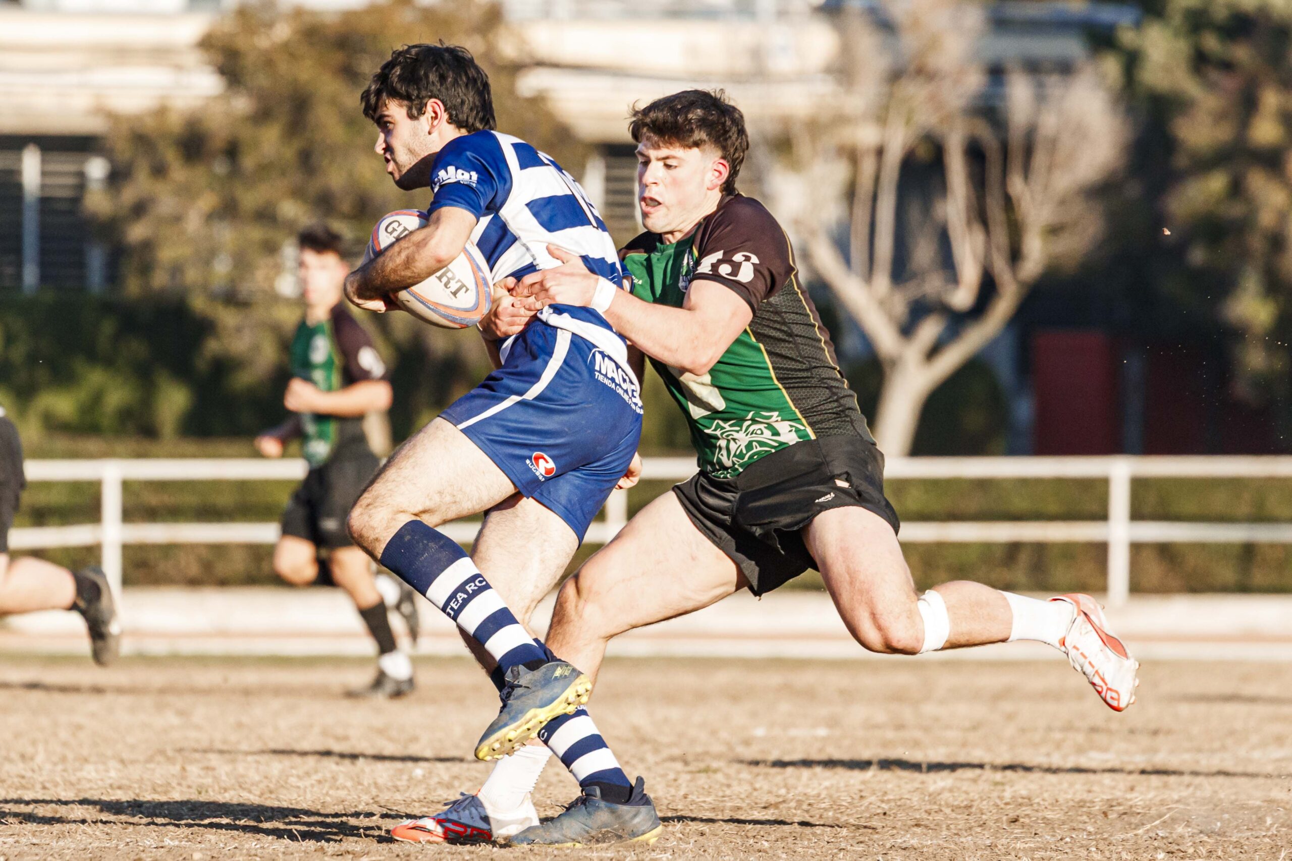 Partido correspondiente a la jornada 6 de la Liga Aragonesa de rugby masculino entre el CEFA Unizar y el Ejea