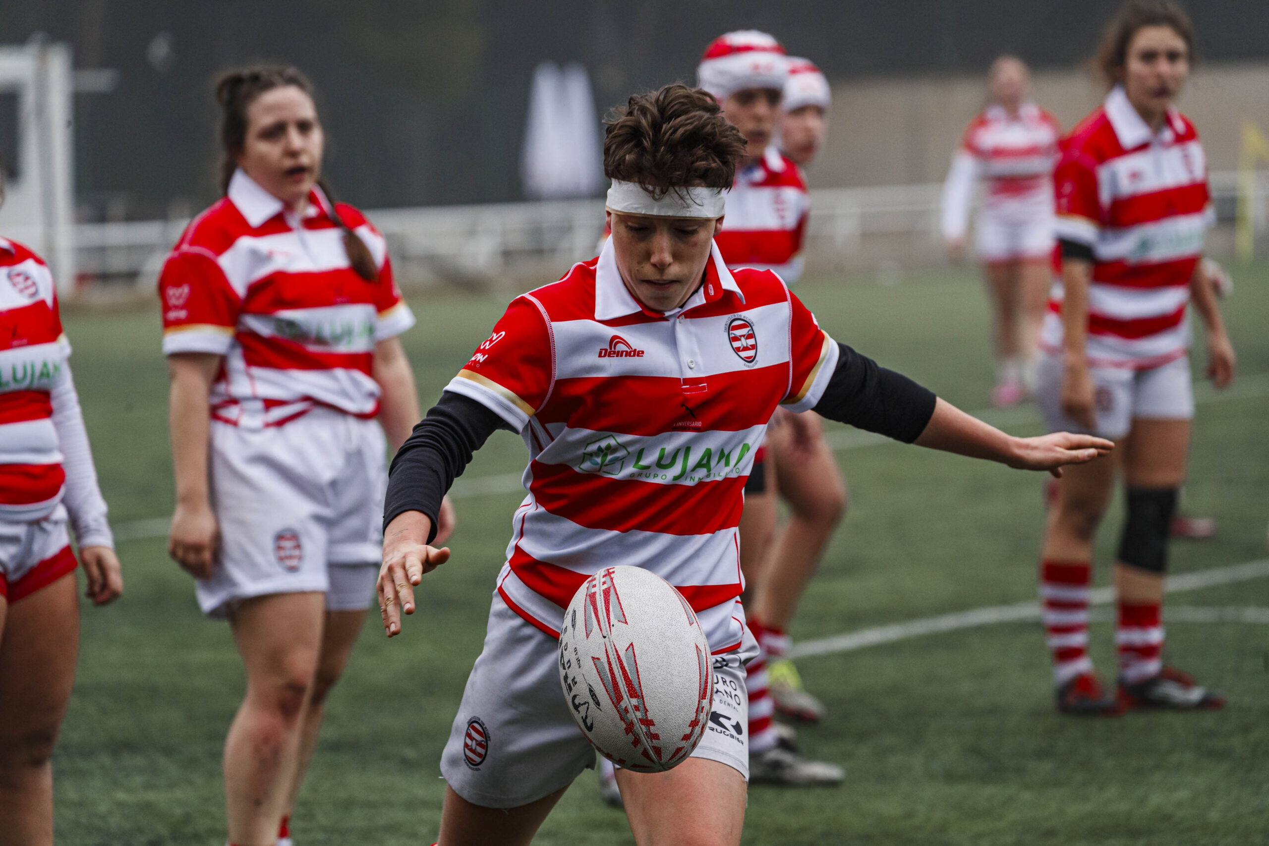 Imágenes correspondientes al partido de la joranda 3 de la Liga autonómica aragonesa de rugby femenino entre el Íbero CR y el CEFA Unizar.