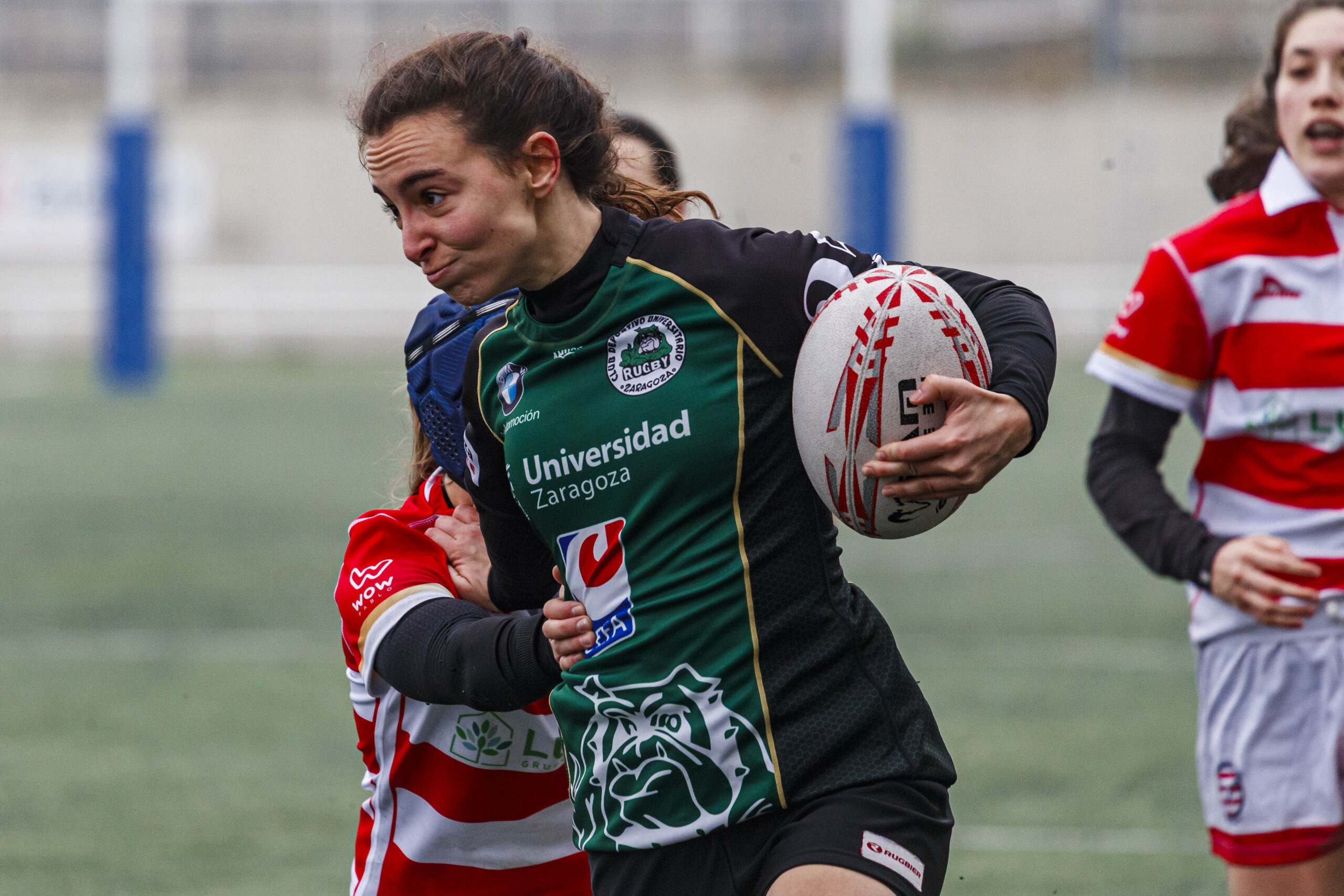 Imágenes correspondientes al partido de la joranda 3 de la Liga autonómica aragonesa de rugby femenino entre el Íbero CR y el CEFA Unizar.