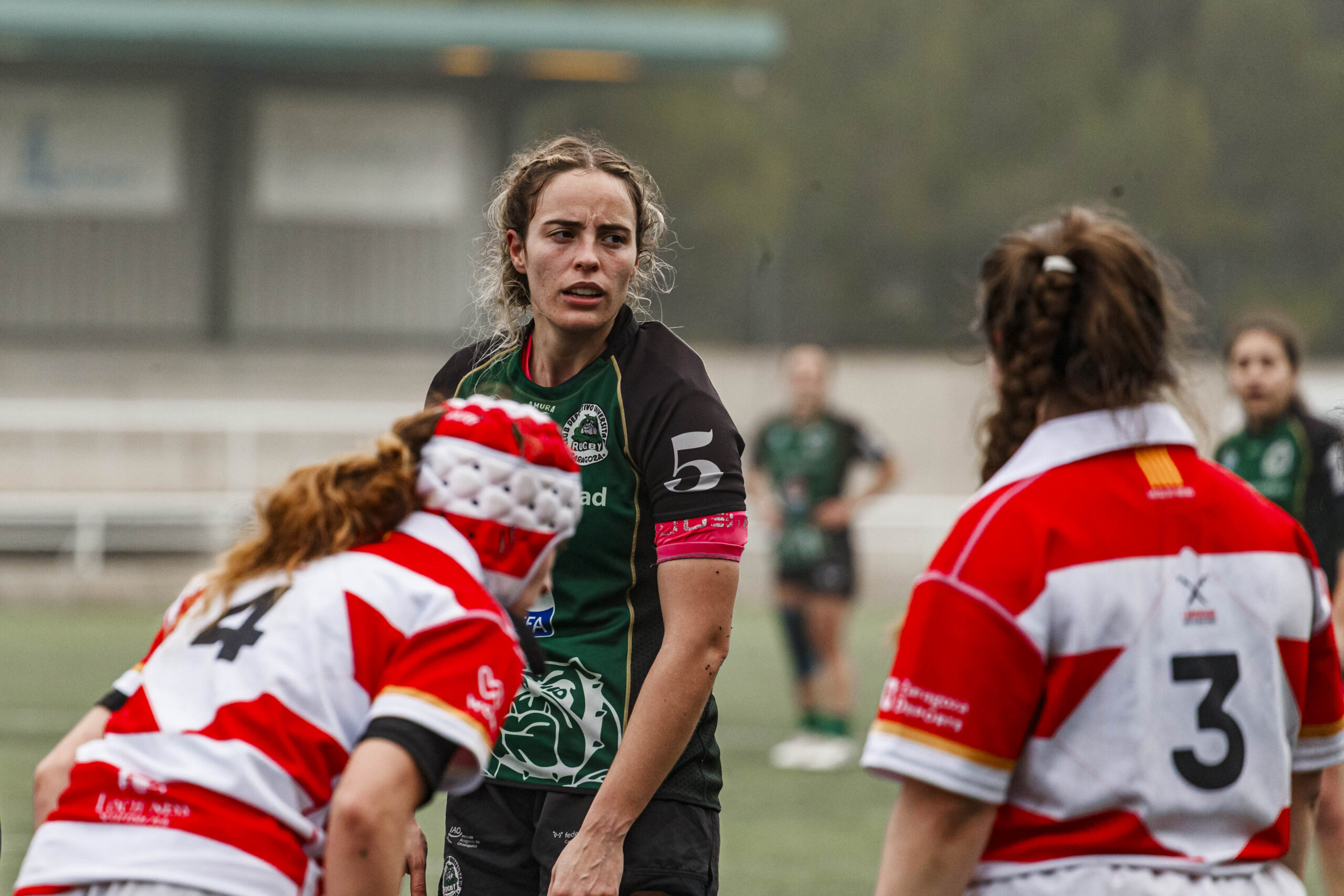 Imágenes correspondientes al partido de la joranda 3 de la Liga autonómica aragonesa de rugby femenino entre el Íbero CR y el CEFA Unizar.