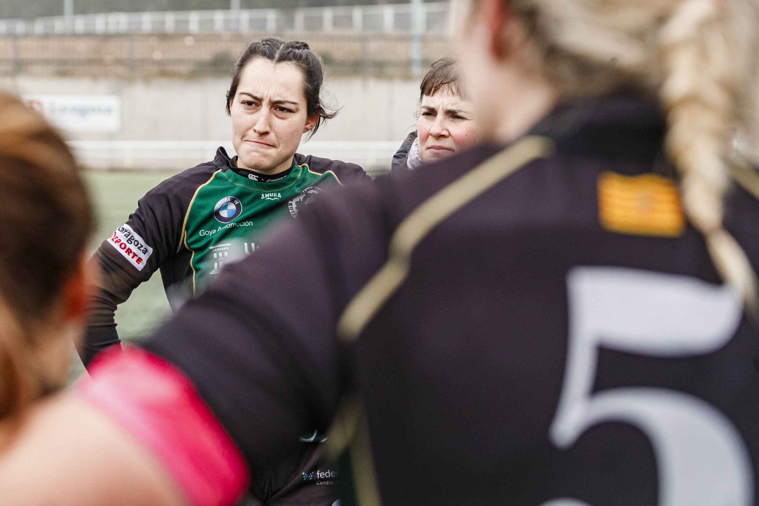 Imágenes correspondientes al partido de la joranda 3 de la Liga autonómica aragonesa de rugby femenino entre el Íbero CR y el CEFA Unizar.