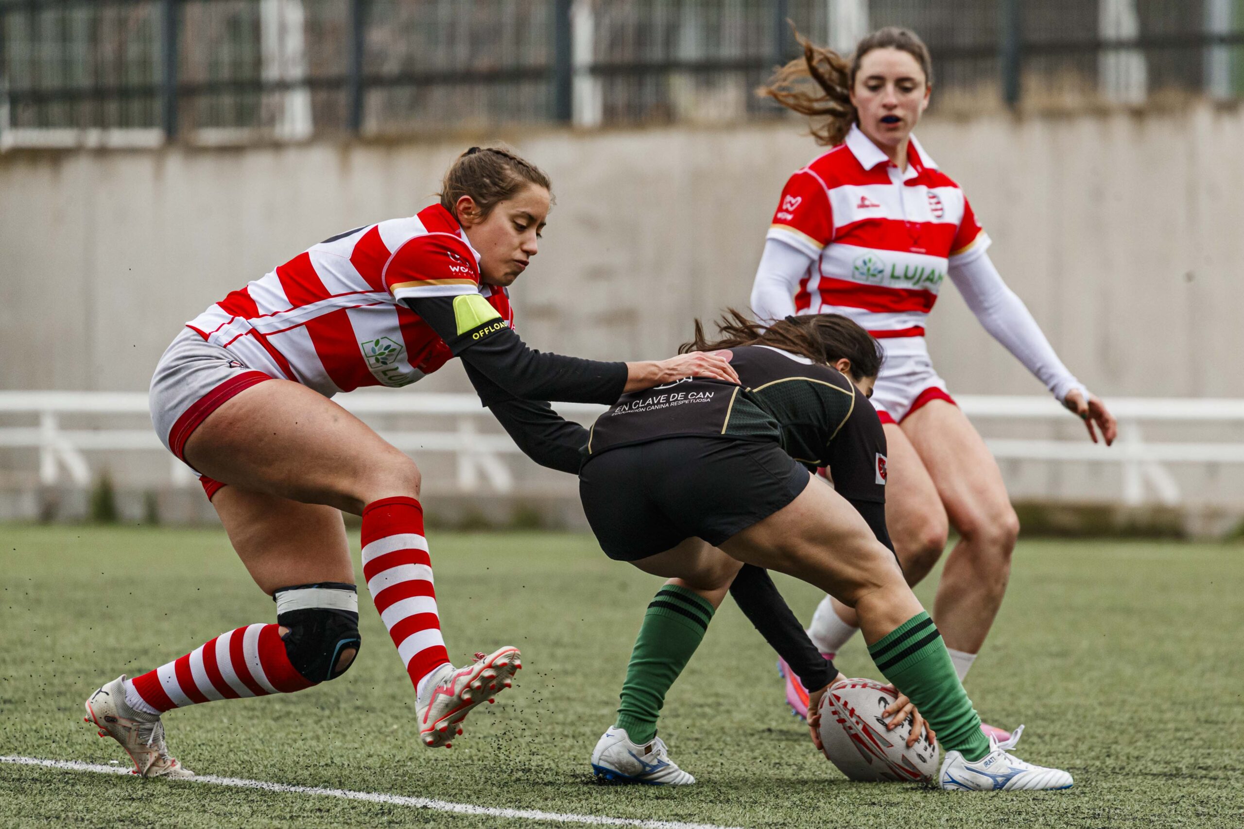 Imágenes correspondientes al partido de la joranda 3 de la Liga autonómica aragonesa de rugby femenino entre el Íbero CR y el CEFA Unizar.