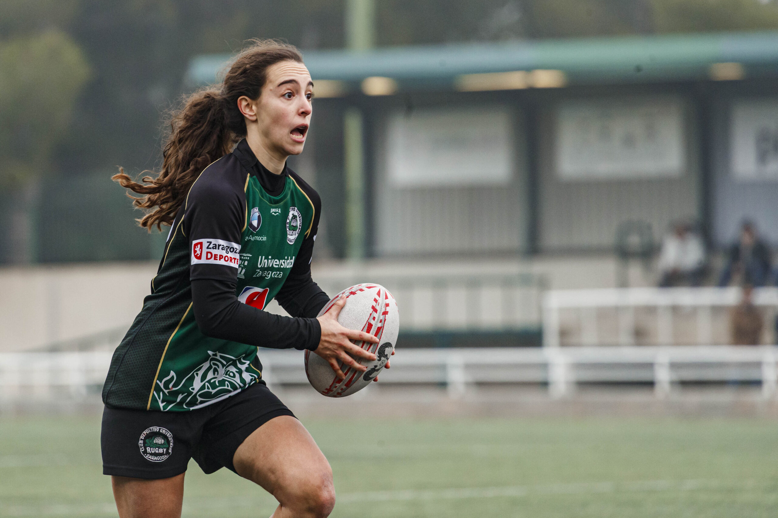Imágenes correspondientes al partido de la joranda 3 de la Liga autonómica aragonesa de rugby femenino entre el Íbero CR y el CEFA Unizar.