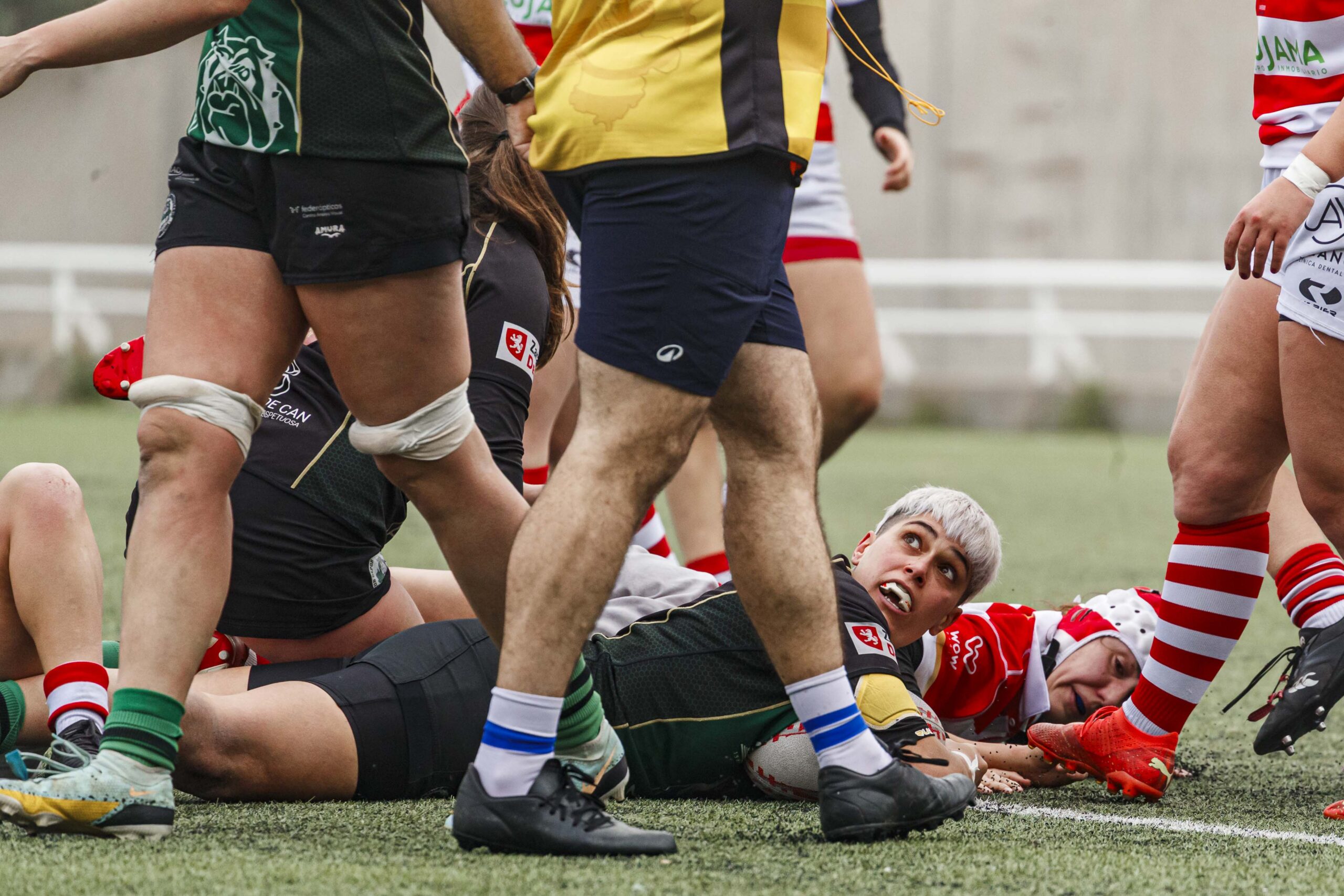 Imágenes correspondientes al partido de la joranda 3 de la Liga autonómica aragonesa de rugby femenino entre el Íbero CR y el CEFA Unizar.