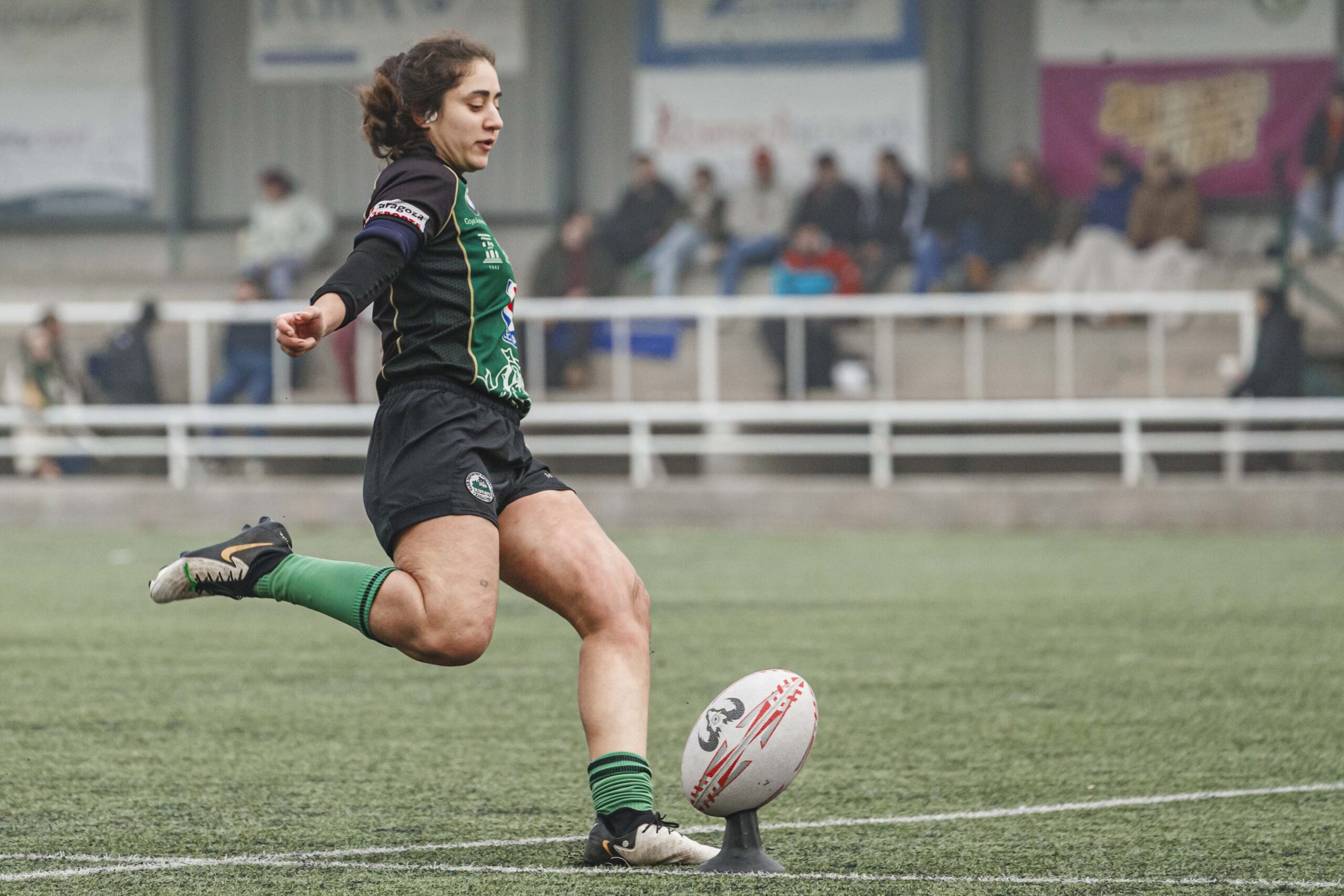 Imágenes correspondientes al partido de la joranda 3 de la Liga autonómica aragonesa de rugby femenino entre el Íbero CR y el CEFA Unizar.