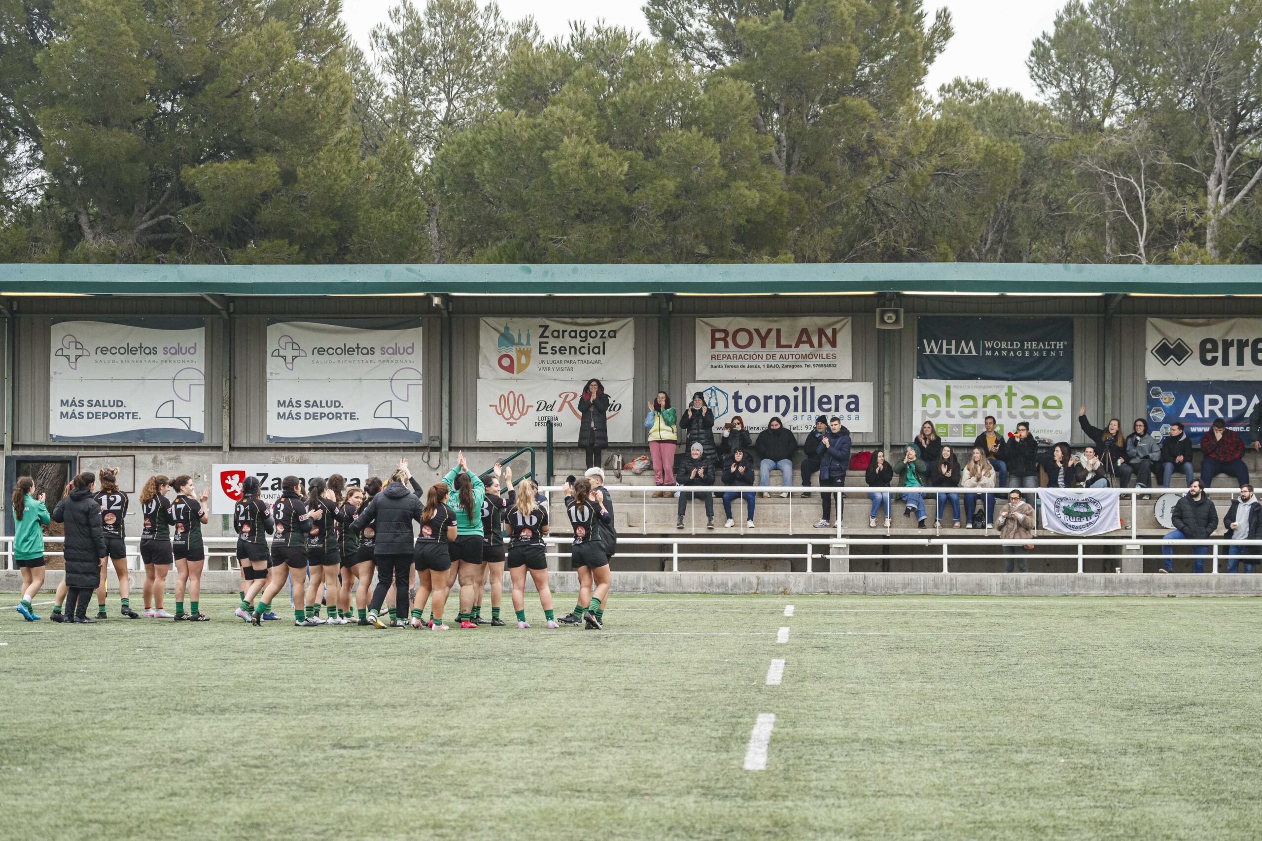 Imágenes correspondientes al partido de la joranda 3 de la Liga autonómica aragonesa de rugby femenino entre el Íbero CR y el CEFA Unizar.