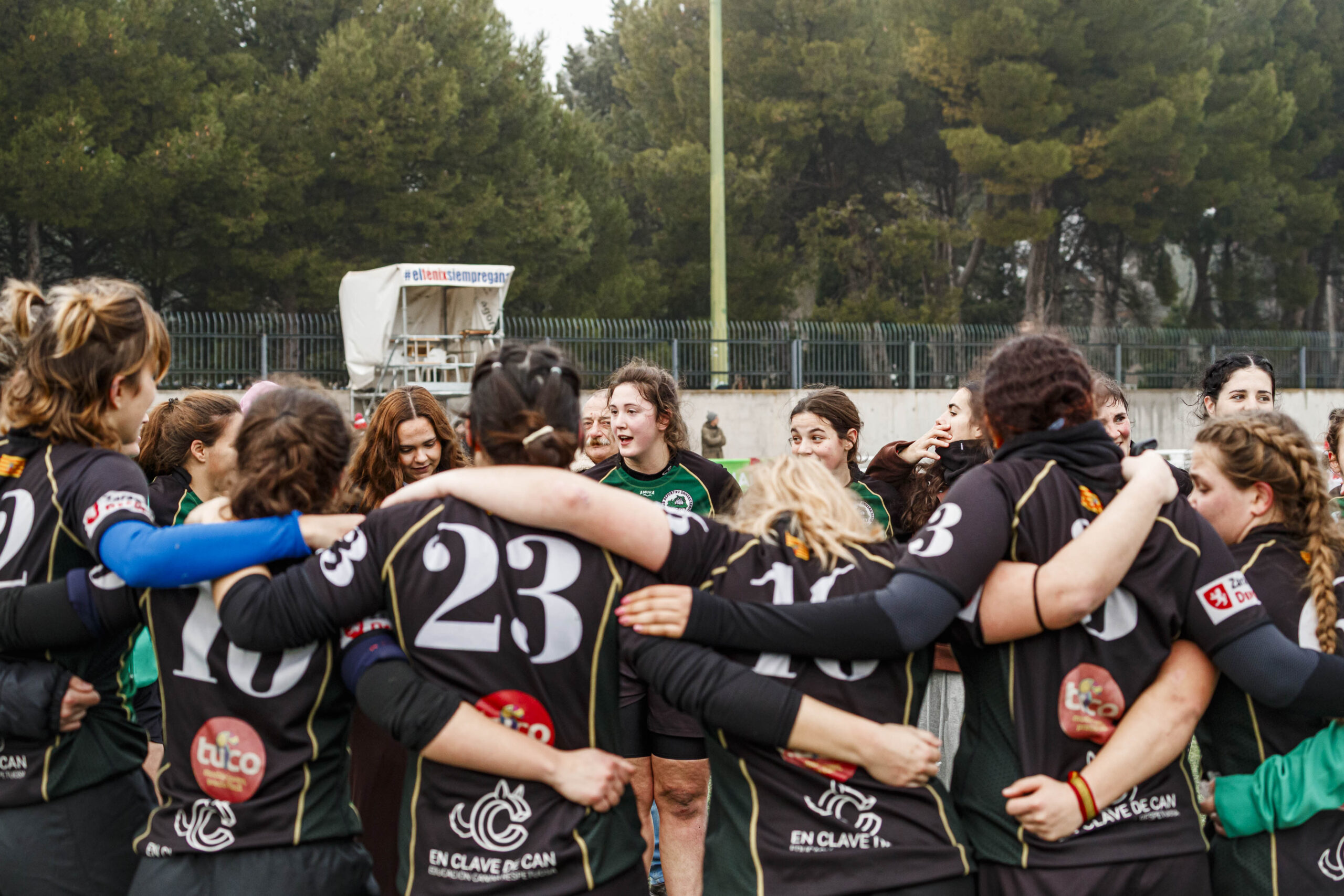 Imágenes correspondientes al partido de la joranda 3 de la Liga autonómica aragonesa de rugby femenino entre el Íbero CR y el CEFA Unizar.