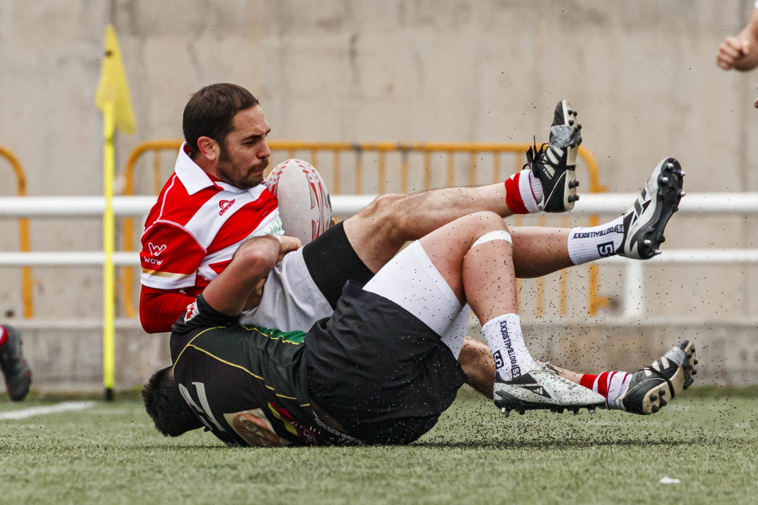 Imágenes correspondientes al partido de la joranda 7 de la Liga autonómica aragonesa de rugby masculino entre el Íbero CR y el CEFA Unizar.