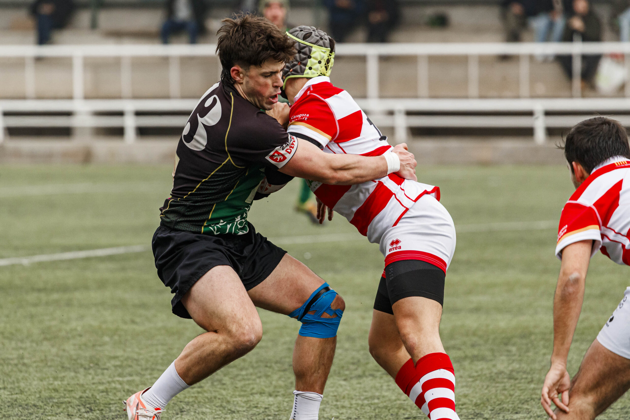Imágenes correspondientes al partido de la joranda 7 de la Liga autonómica aragonesa de rugby masculino entre el Íbero CR y el CEFA Unizar.