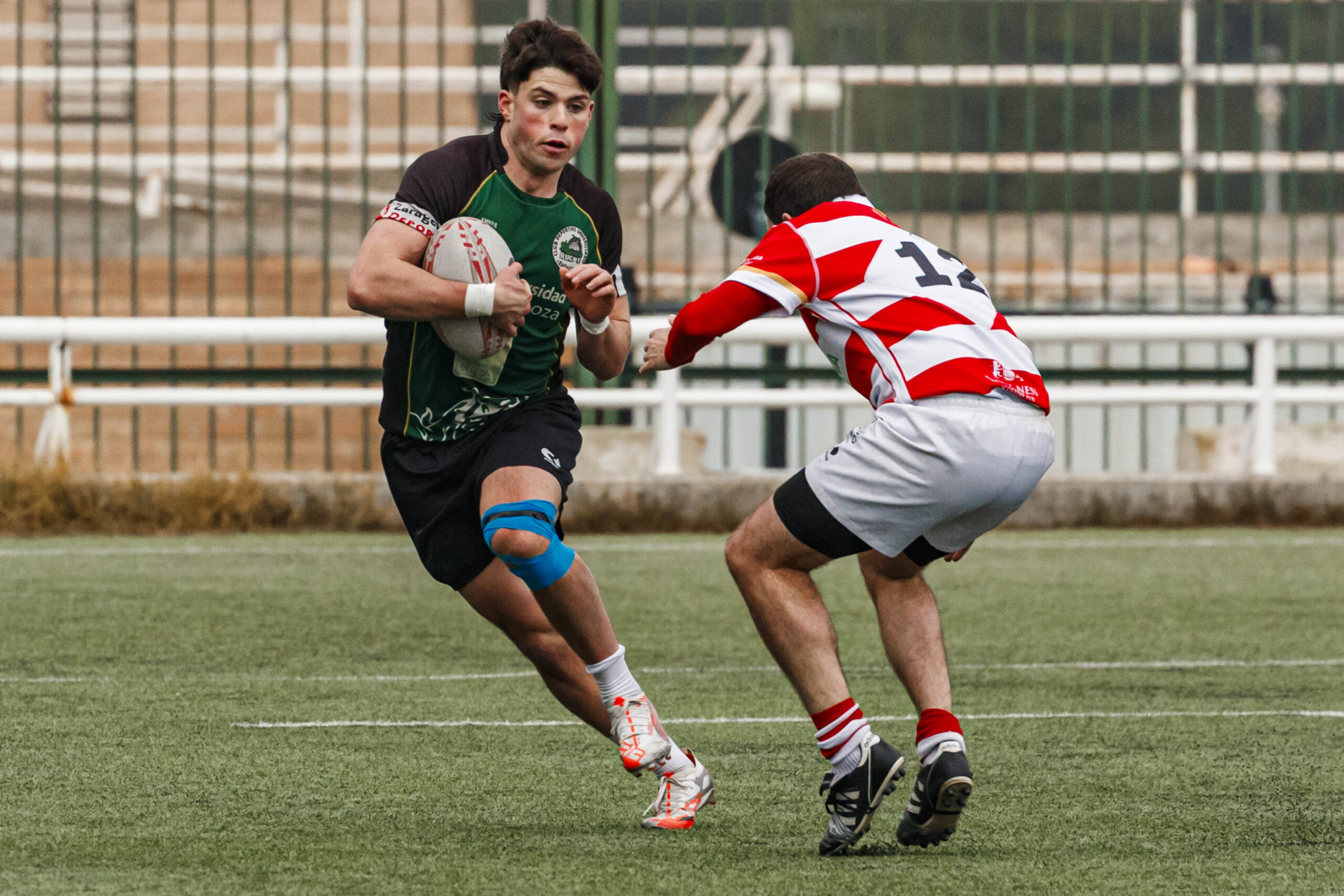 Imágenes correspondientes al partido de la joranda 7 de la Liga autonómica aragonesa de rugby masculino entre el Íbero CR y el CEFA Unizar.