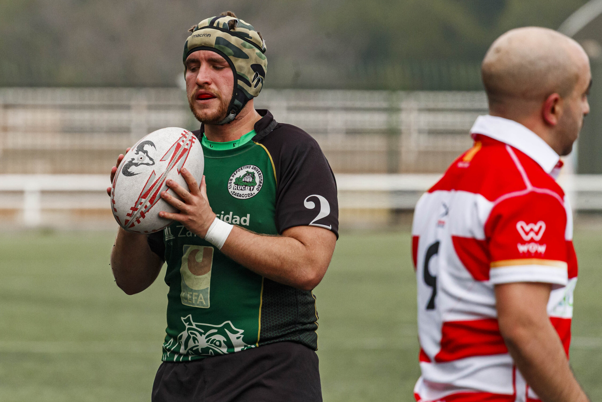 Imágenes correspondientes al partido de la joranda 7 de la Liga autonómica aragonesa de rugby masculino entre el Íbero CR y el CEFA Unizar.