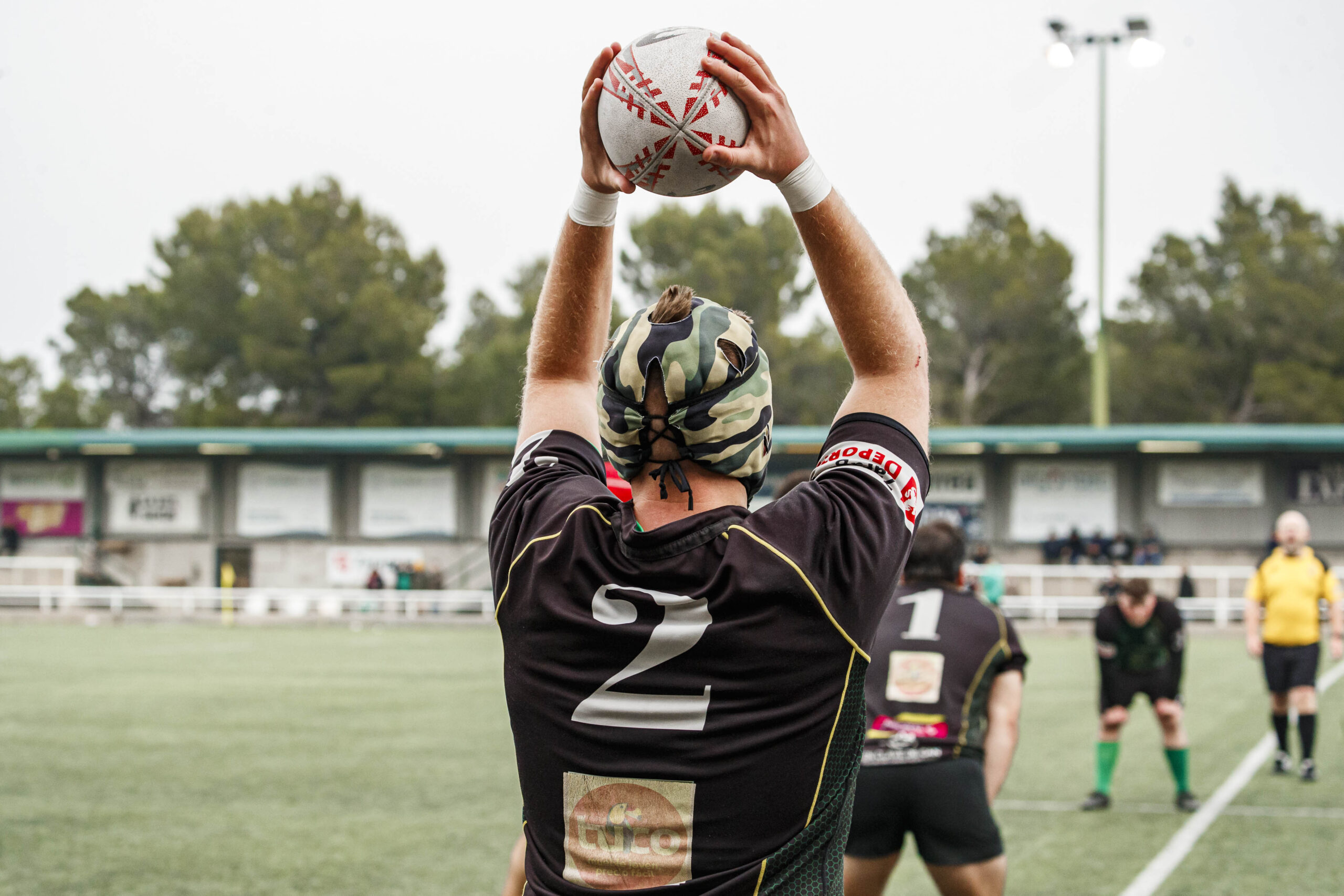 Imágenes correspondientes al partido de la joranda 7 de la Liga autonómica aragonesa de rugby masculino entre el Íbero CR y el CEFA Unizar.