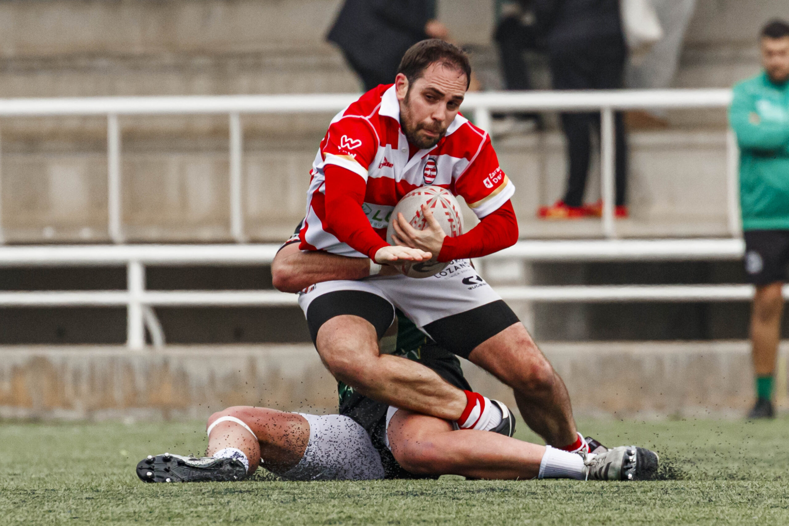 Imágenes correspondientes al partido de la joranda 7 de la Liga autonómica aragonesa de rugby masculino entre el Íbero CR y el CEFA Unizar.