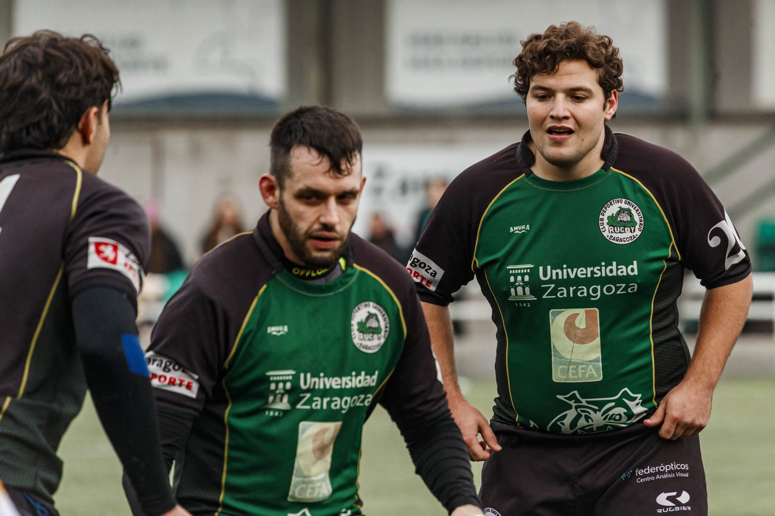 Imágenes correspondientes al partido de la joranda 7 de la Liga autonómica aragonesa de rugby masculino entre el Íbero CR y el CEFA Unizar.