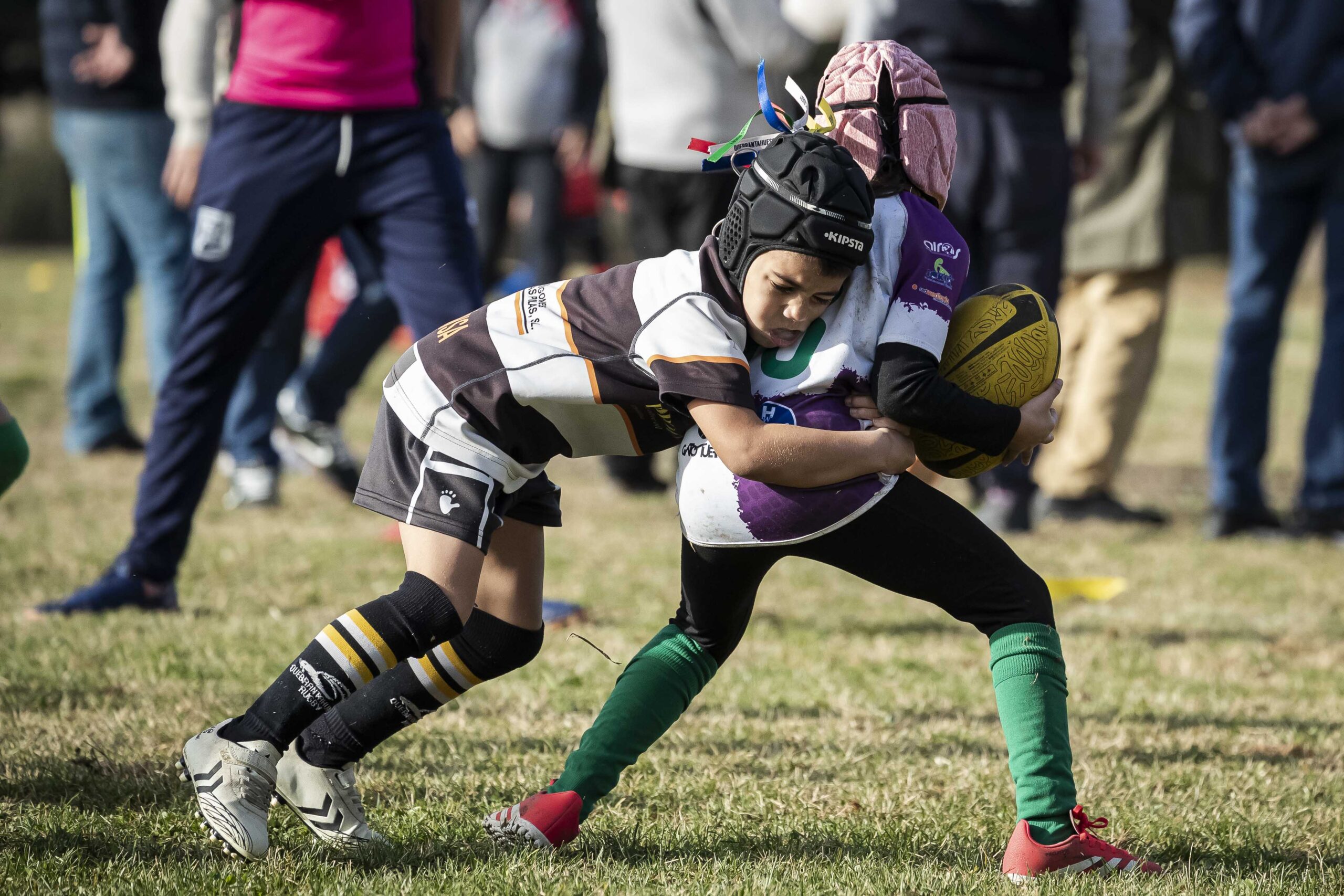 Jornada de escuelas en Tarazona para los niños y niñas del CD Universitario Rugby Zaragoza.
