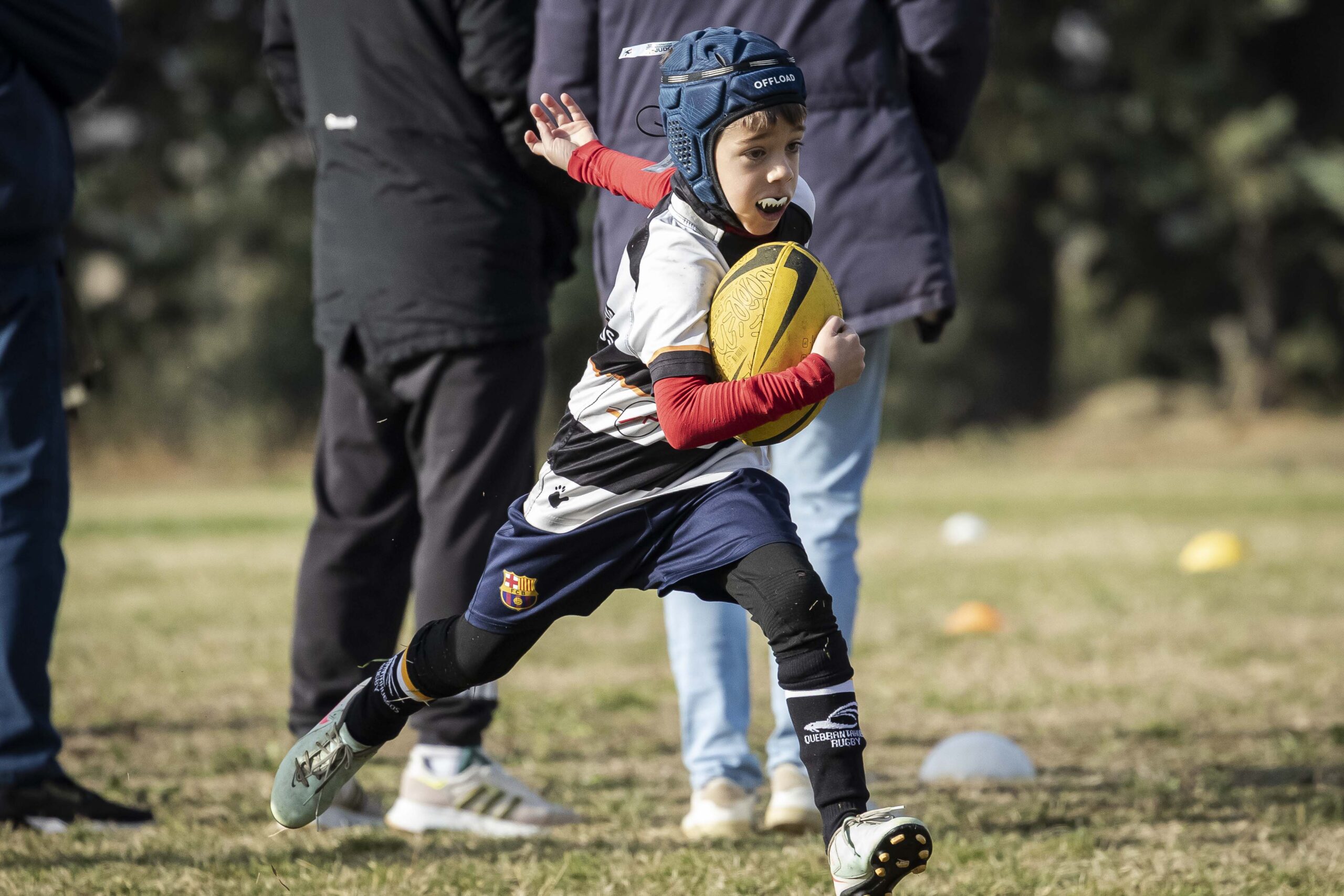 Jornada de escuelas en Tarazona para los niños y niñas del CD Universitario Rugby Zaragoza.