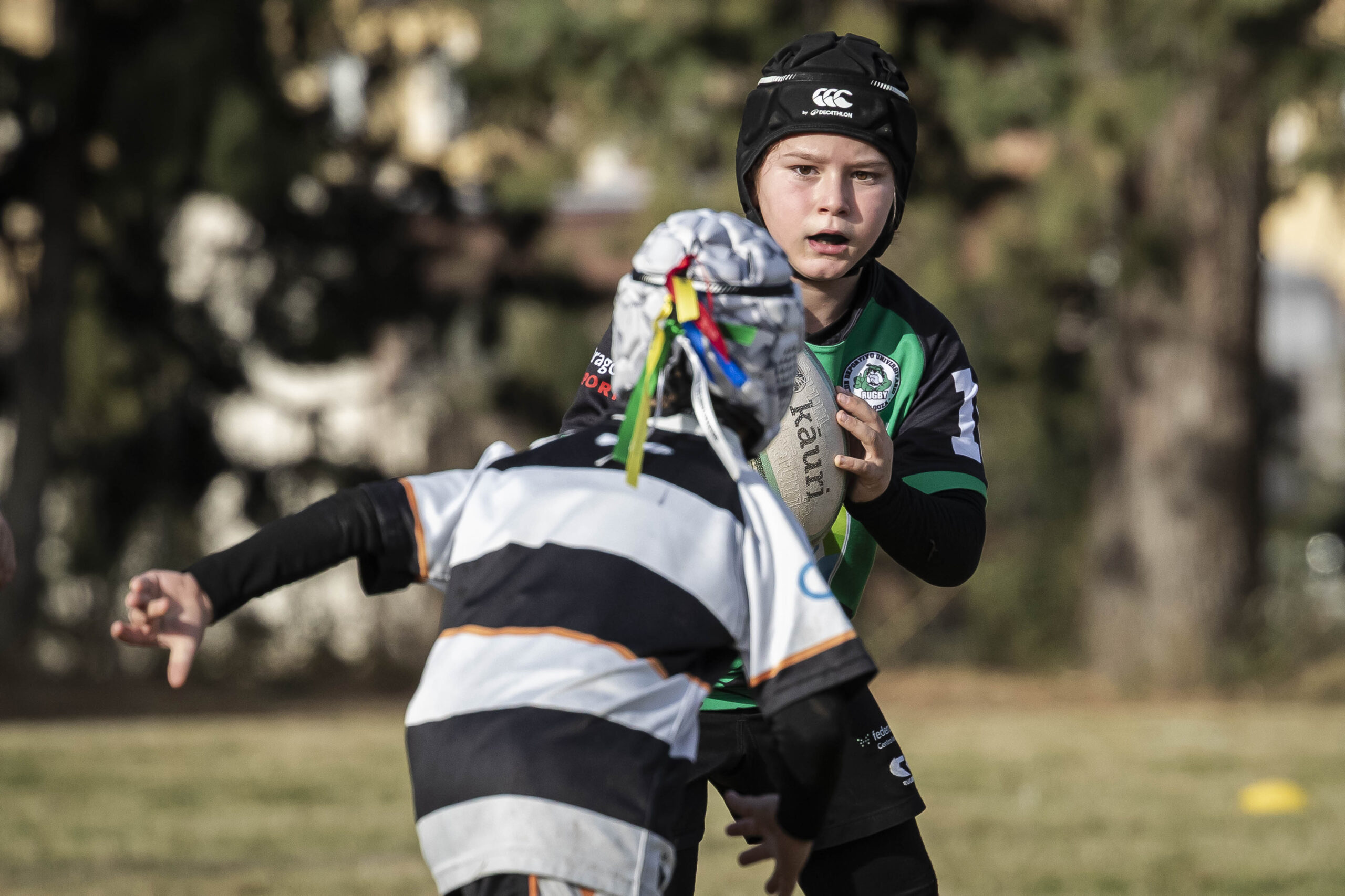 Jornada de escuelas en Tarazona para los niños y niñas del CD Universitario Rugby Zaragoza.