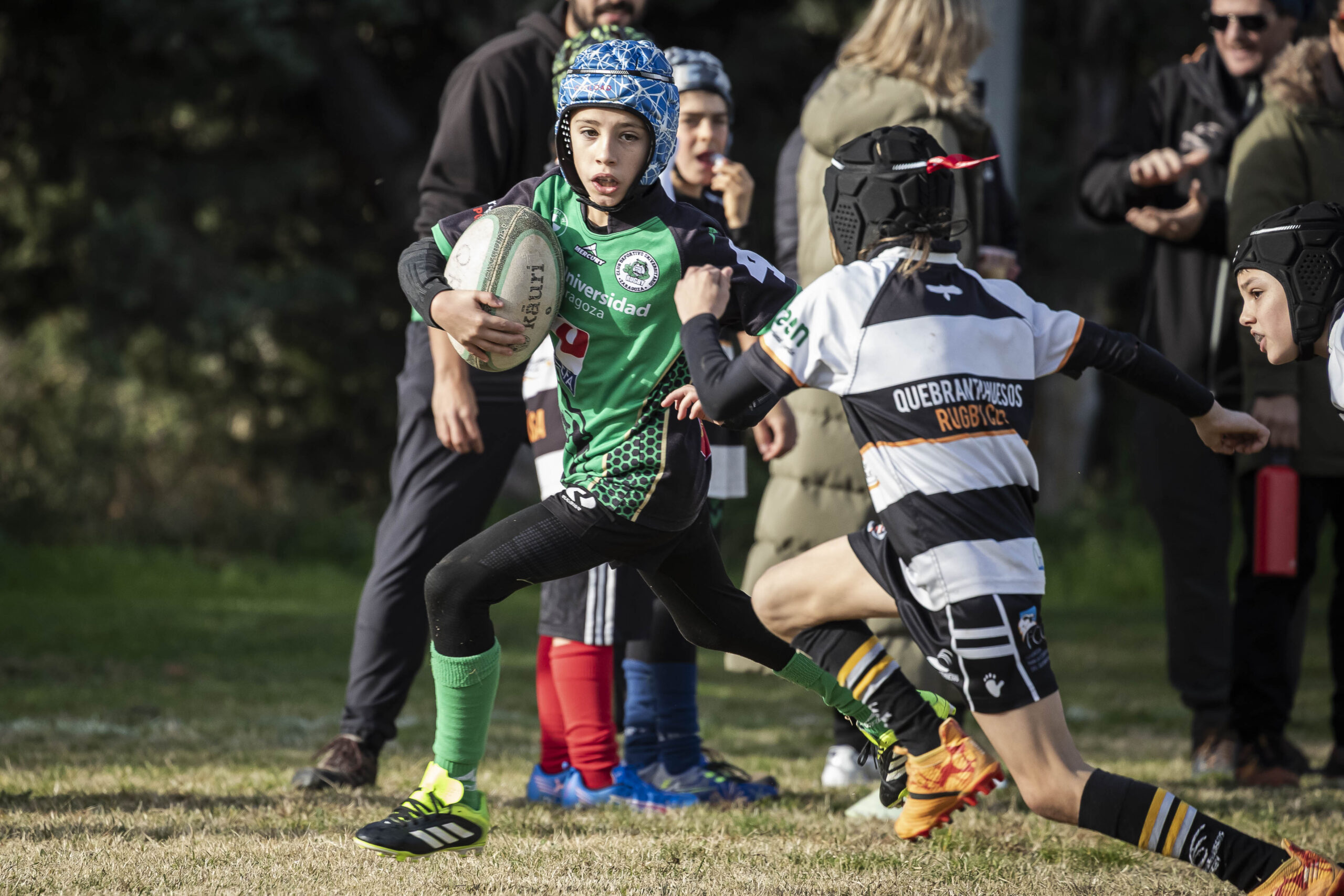 Jornada de escuelas en Tarazona para los niños y niñas del CD Universitario Rugby Zaragoza.