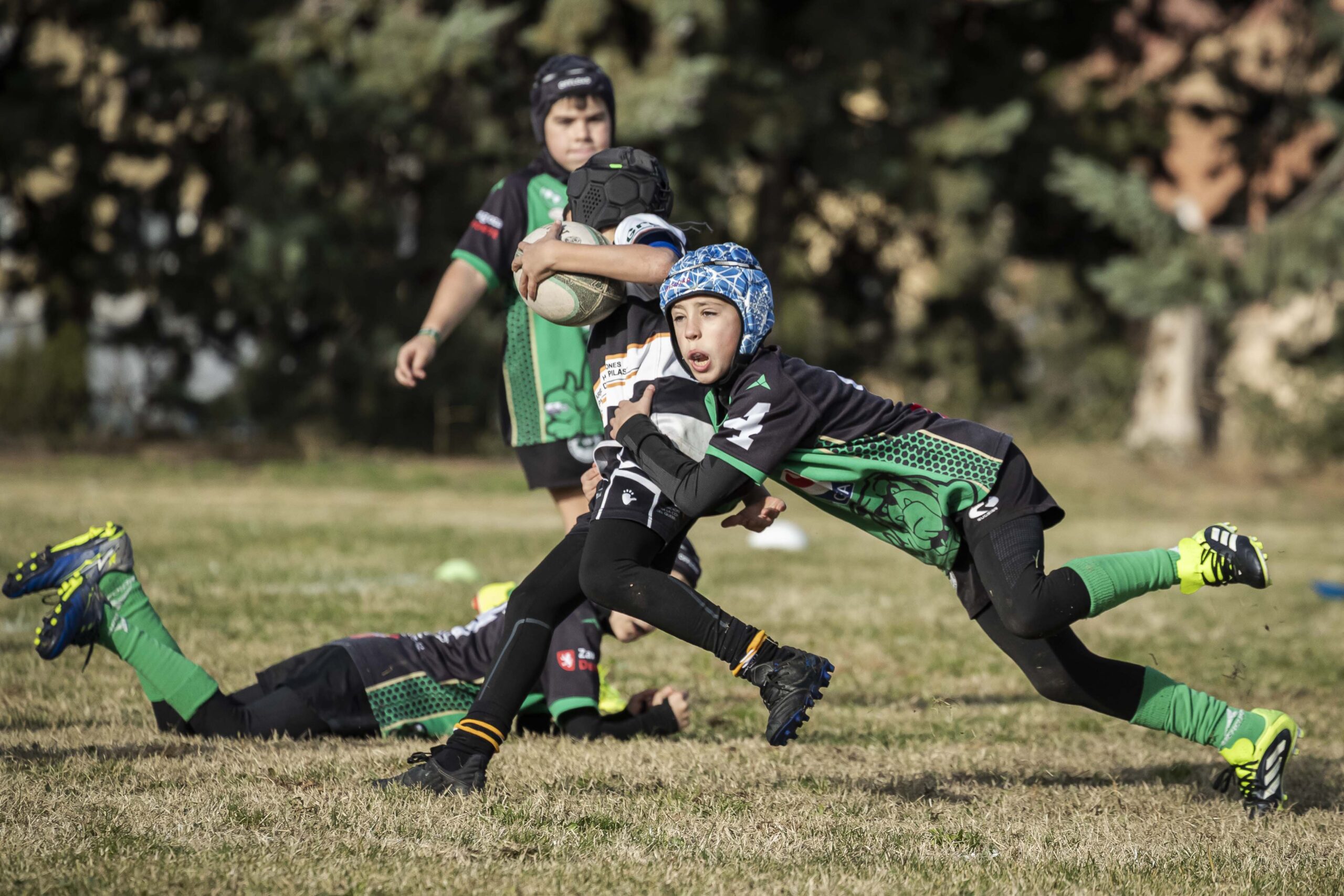 Jornada de escuelas en Tarazona para los niños y niñas del CD Universitario Rugby Zaragoza.