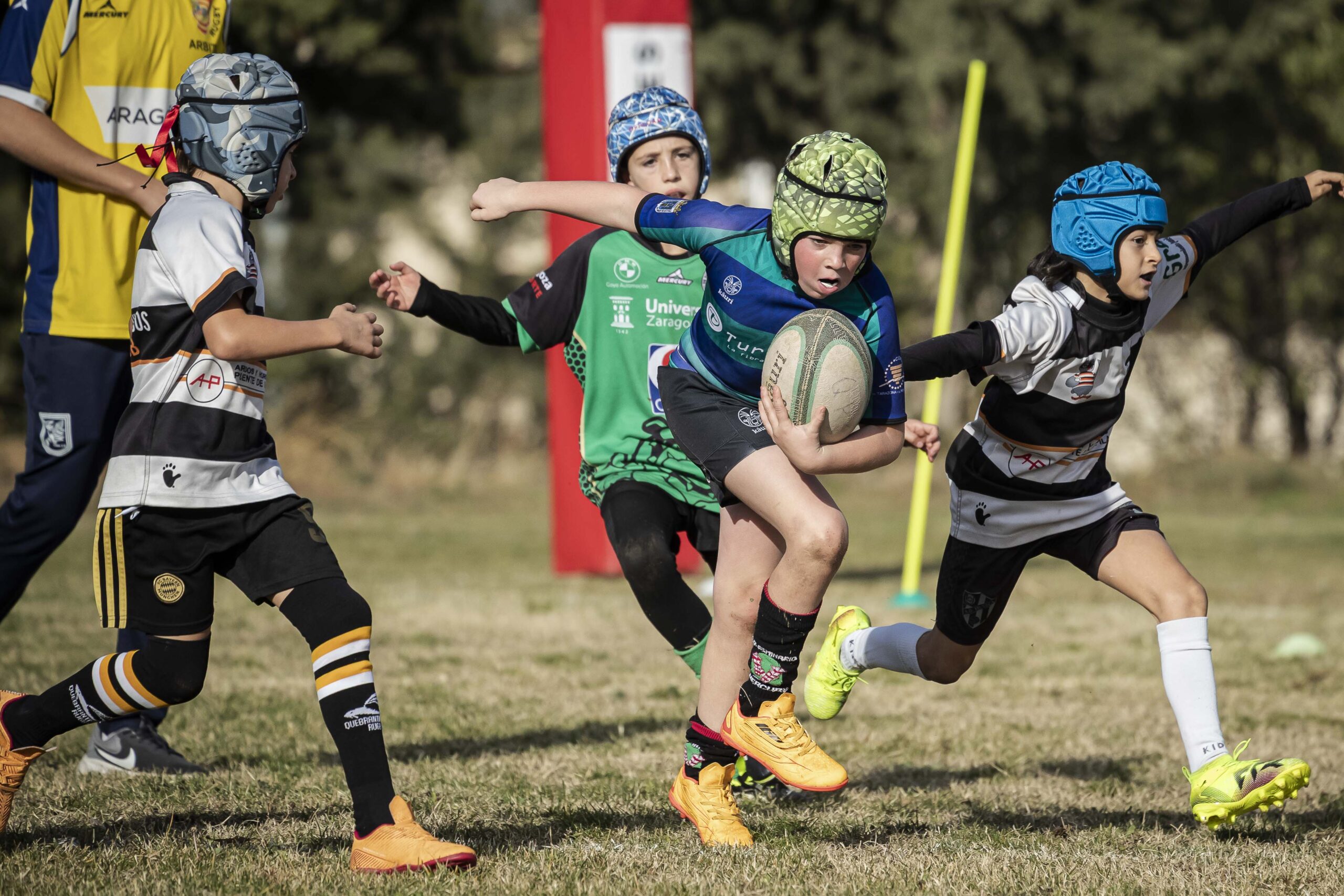 Jornada de escuelas en Tarazona para los niños y niñas del CD Universitario Rugby Zaragoza.