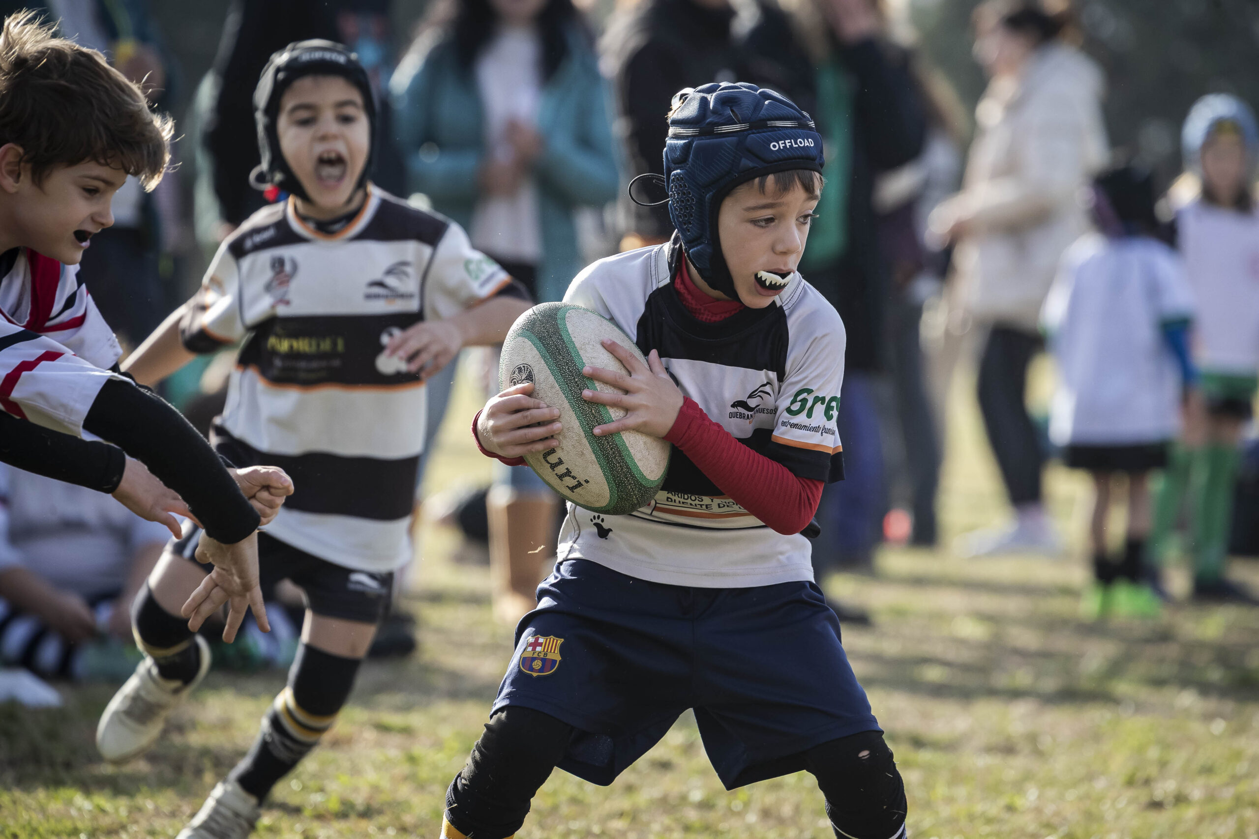 Jornada de escuelas en Tarazona para los niños y niñas del CD Universitario Rugby Zaragoza.