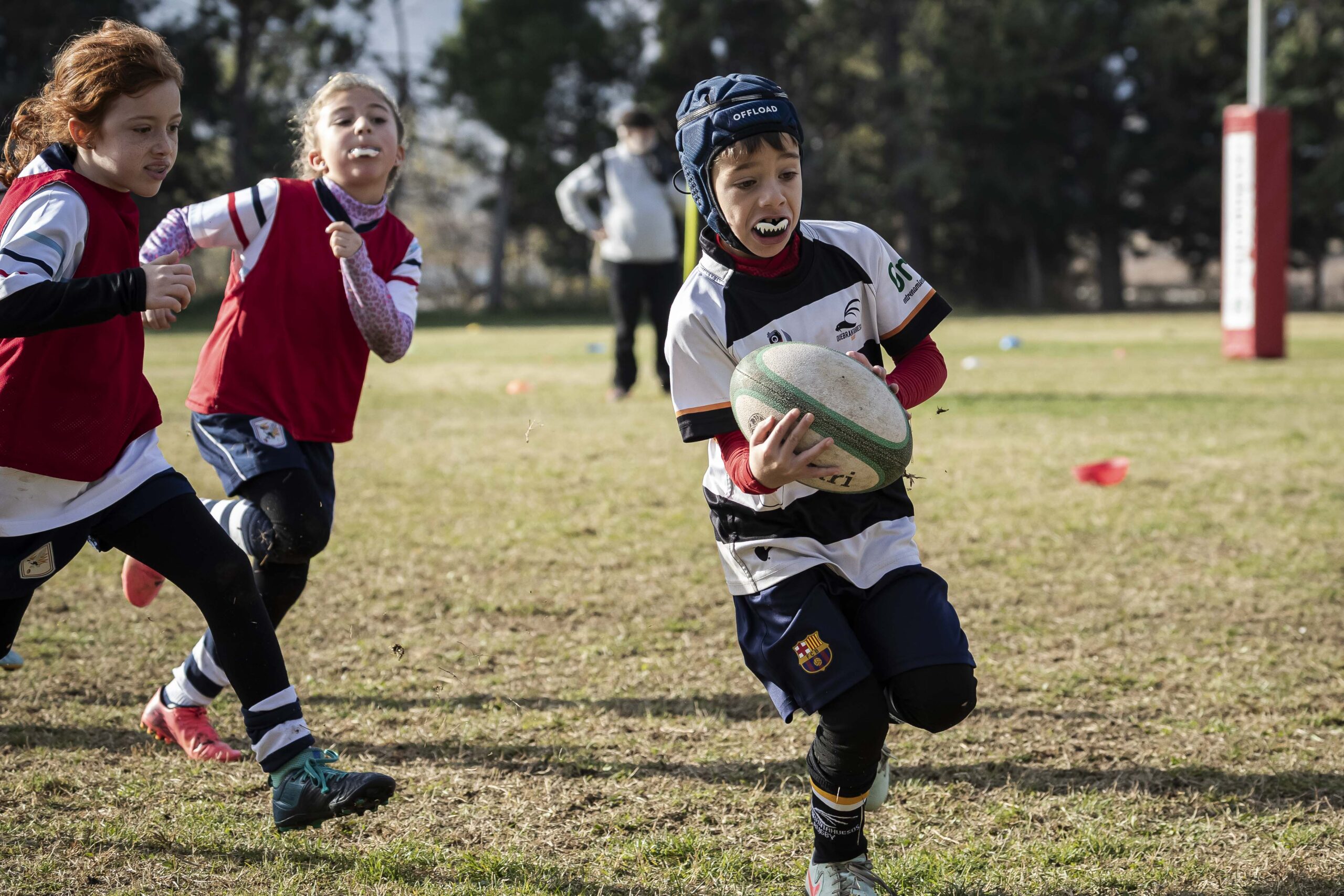 Jornada de escuelas en Tarazona para los niños y niñas del CD Universitario Rugby Zaragoza.