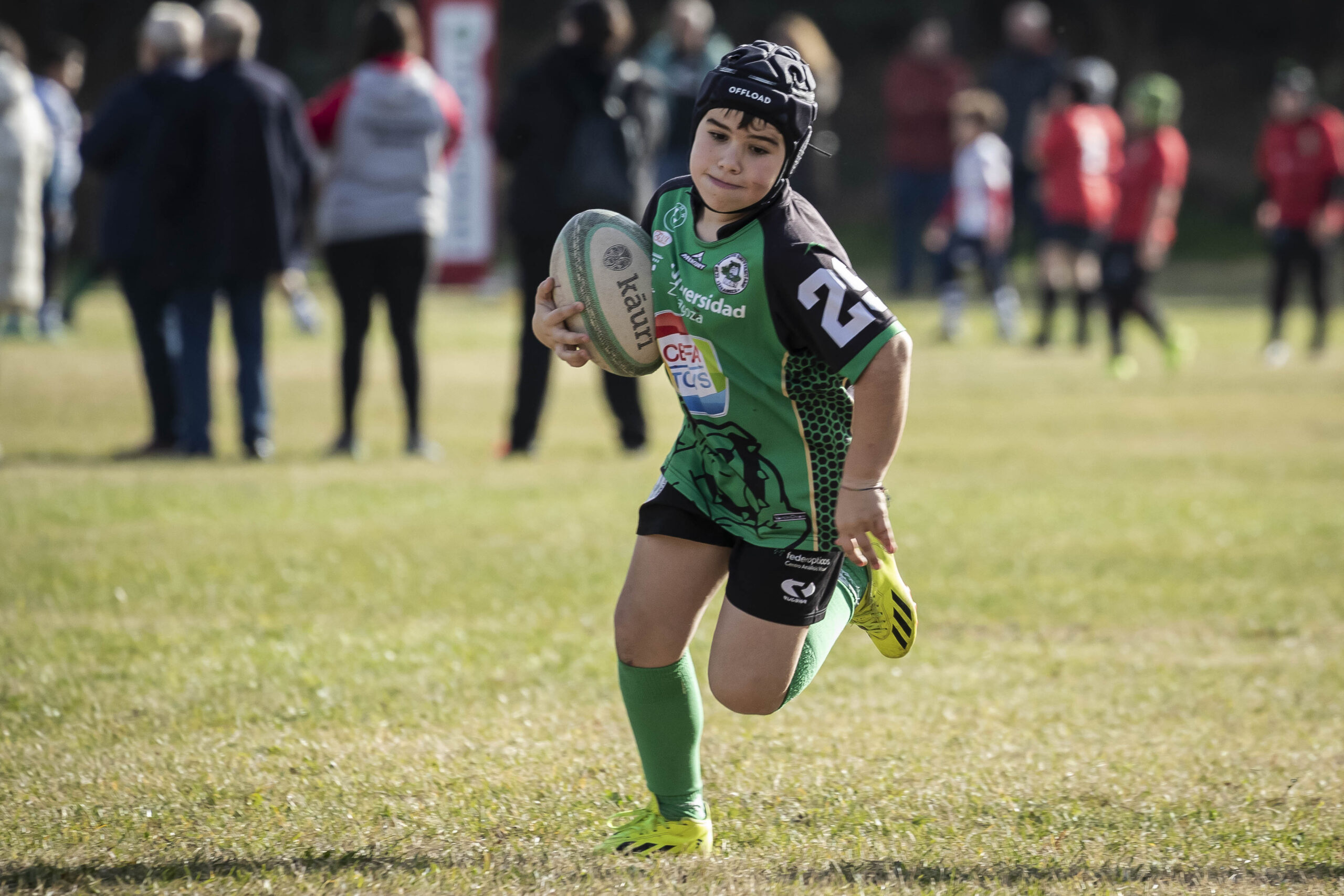 Jornada de escuelas en Tarazona para los niños y niñas del CD Universitario Rugby Zaragoza.