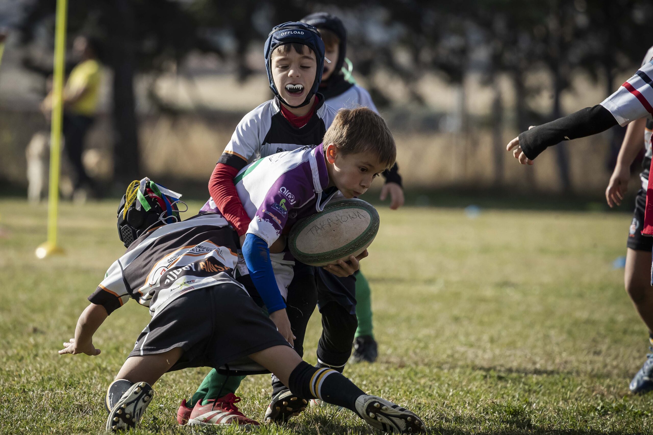 Jornada de escuelas en Tarazona para los niños y niñas del CD Universitario Rugby Zaragoza.