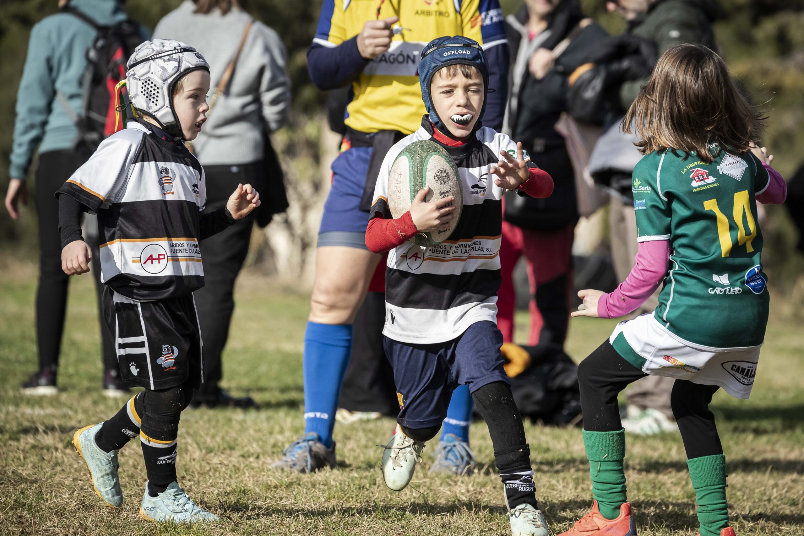 Jornada de escuelas en Tarazona para los niños y niñas del CD Universitario Rugby Zaragoza.