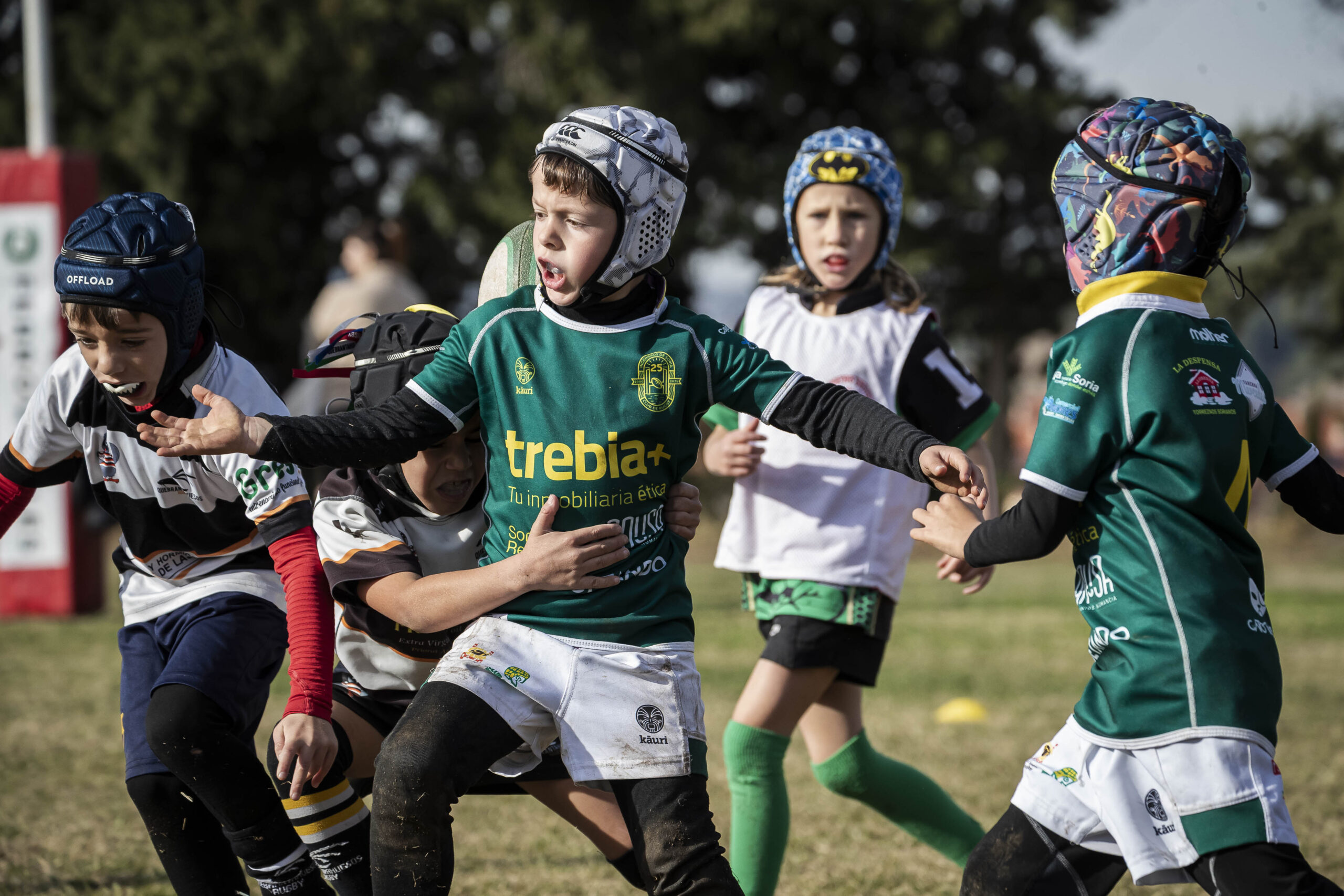 Jornada de escuelas en Tarazona para los niños y niñas del CD Universitario Rugby Zaragoza.