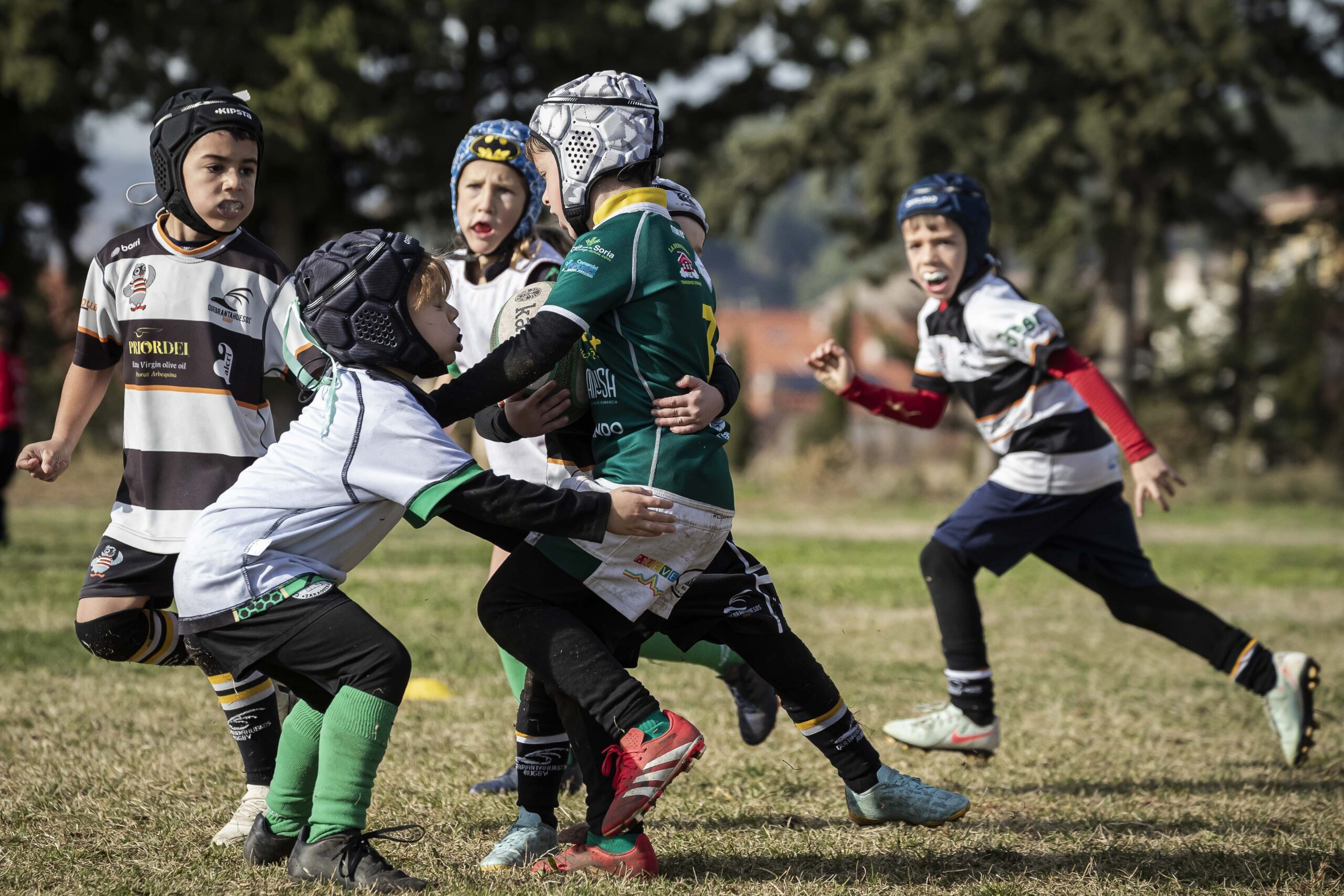 Jornada de escuelas en Tarazona para los niños y niñas del CD Universitario Rugby Zaragoza.