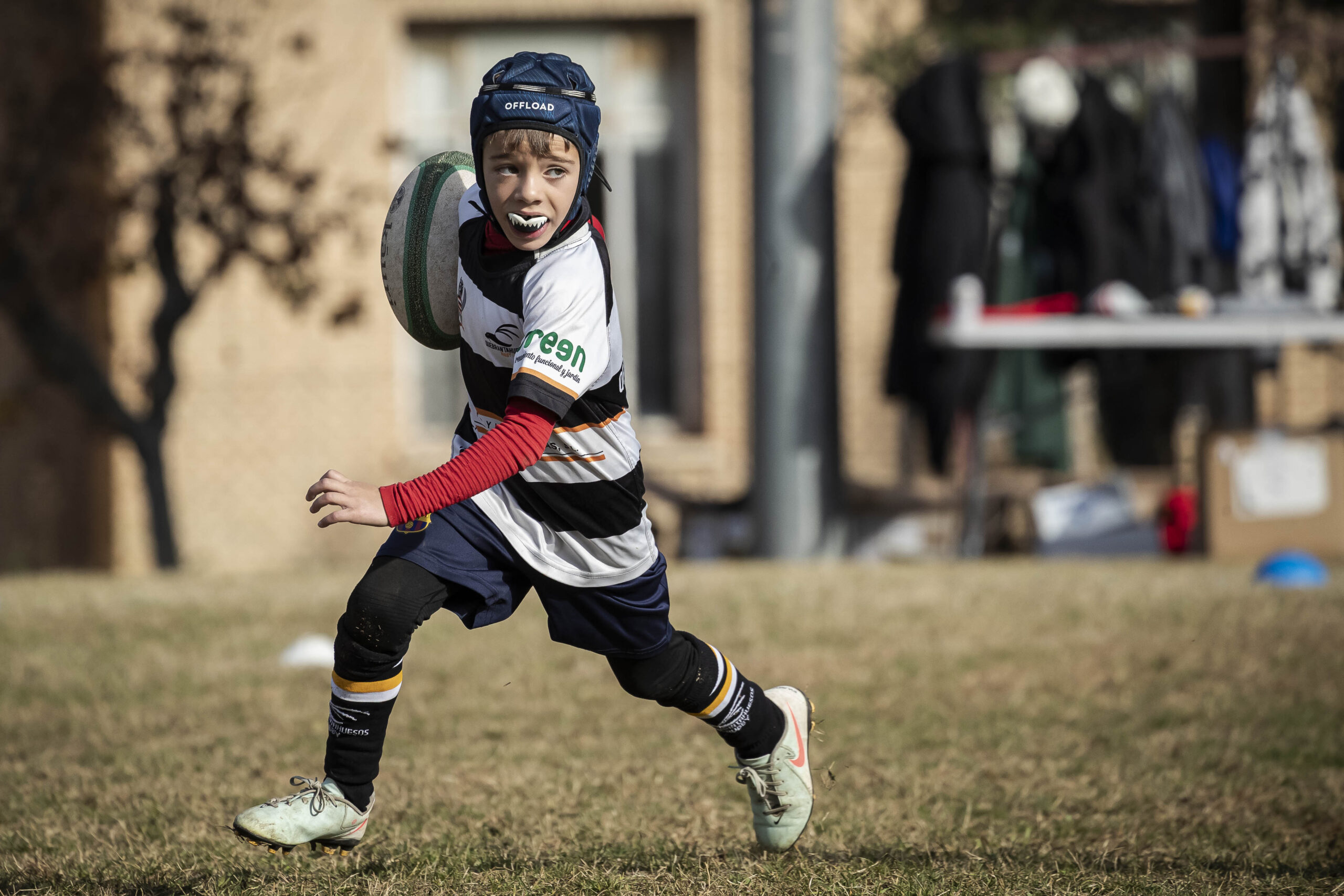 Jornada de escuelas en Tarazona para los niños y niñas del CD Universitario Rugby Zaragoza.