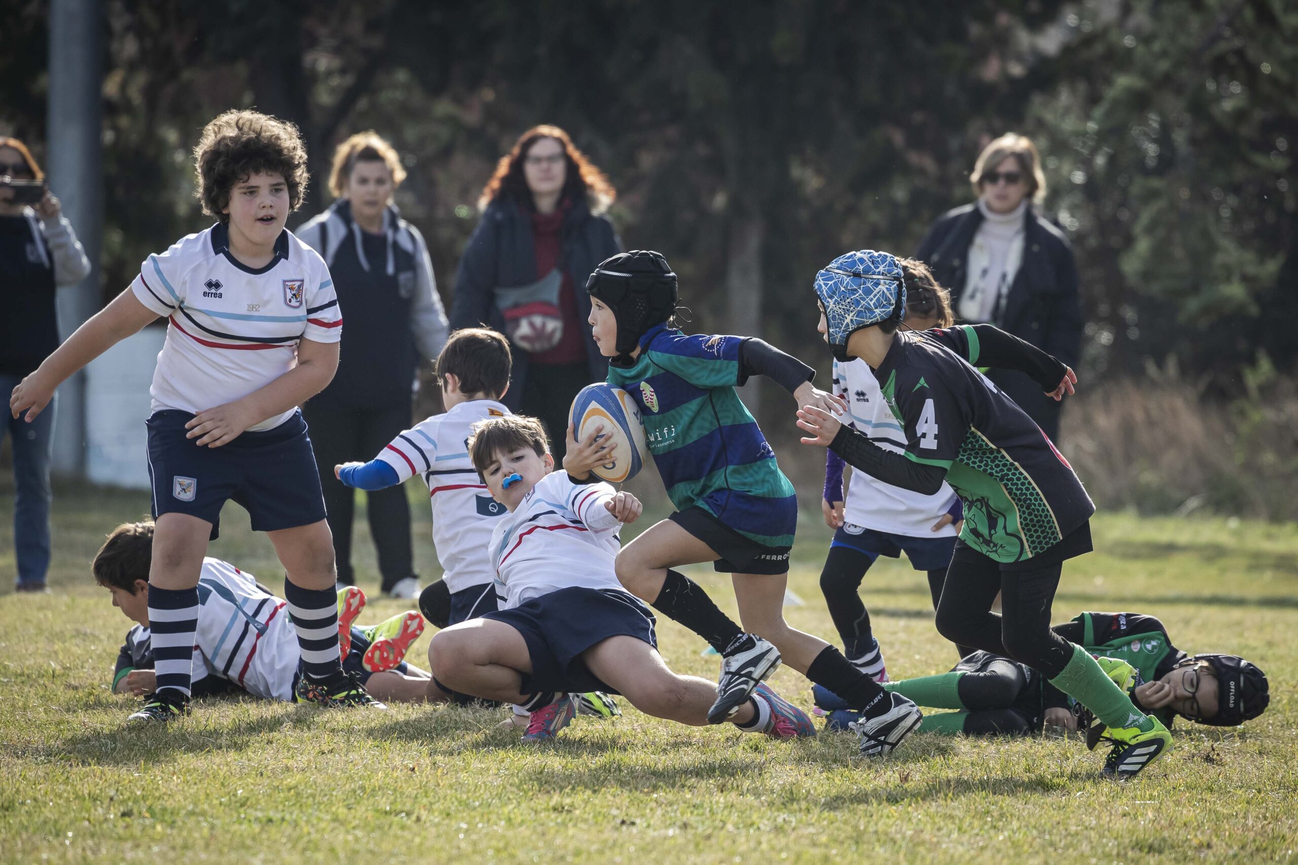 Jornada de escuelas en Tarazona para los niños y niñas del CD Universitario Rugby Zaragoza.