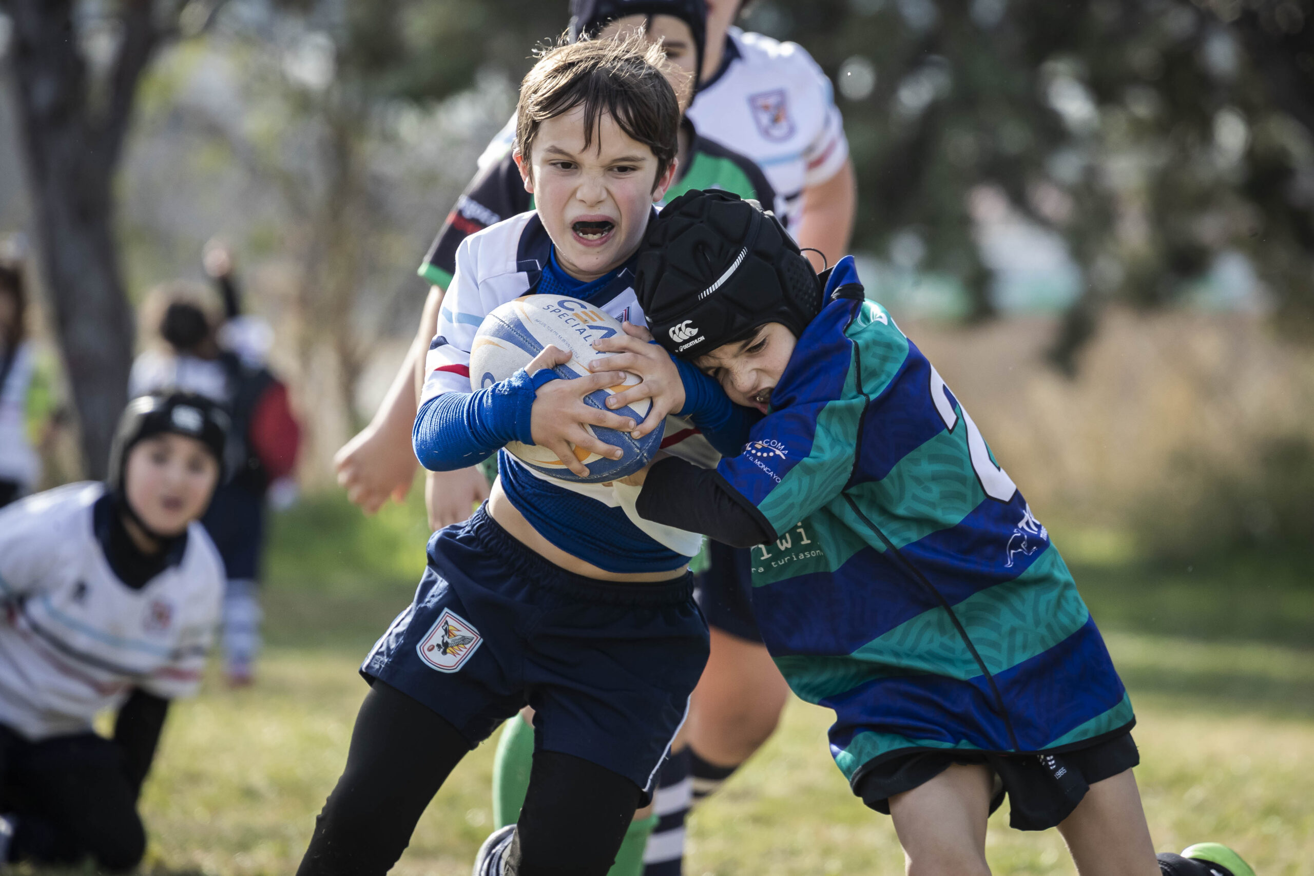 Jornada de escuelas en Tarazona para los niños y niñas del CD Universitario Rugby Zaragoza.
