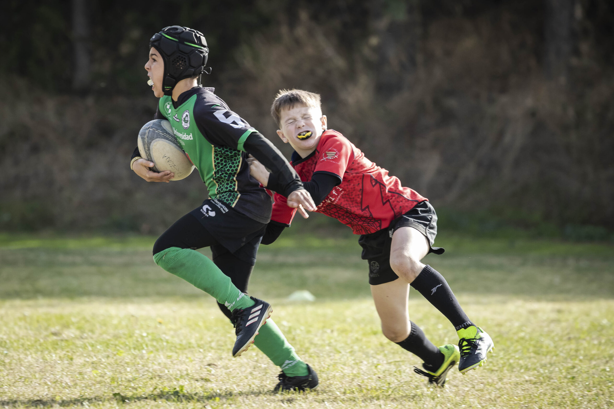 Jornada de escuelas en Tarazona para los niños y niñas del CD Universitario Rugby Zaragoza.