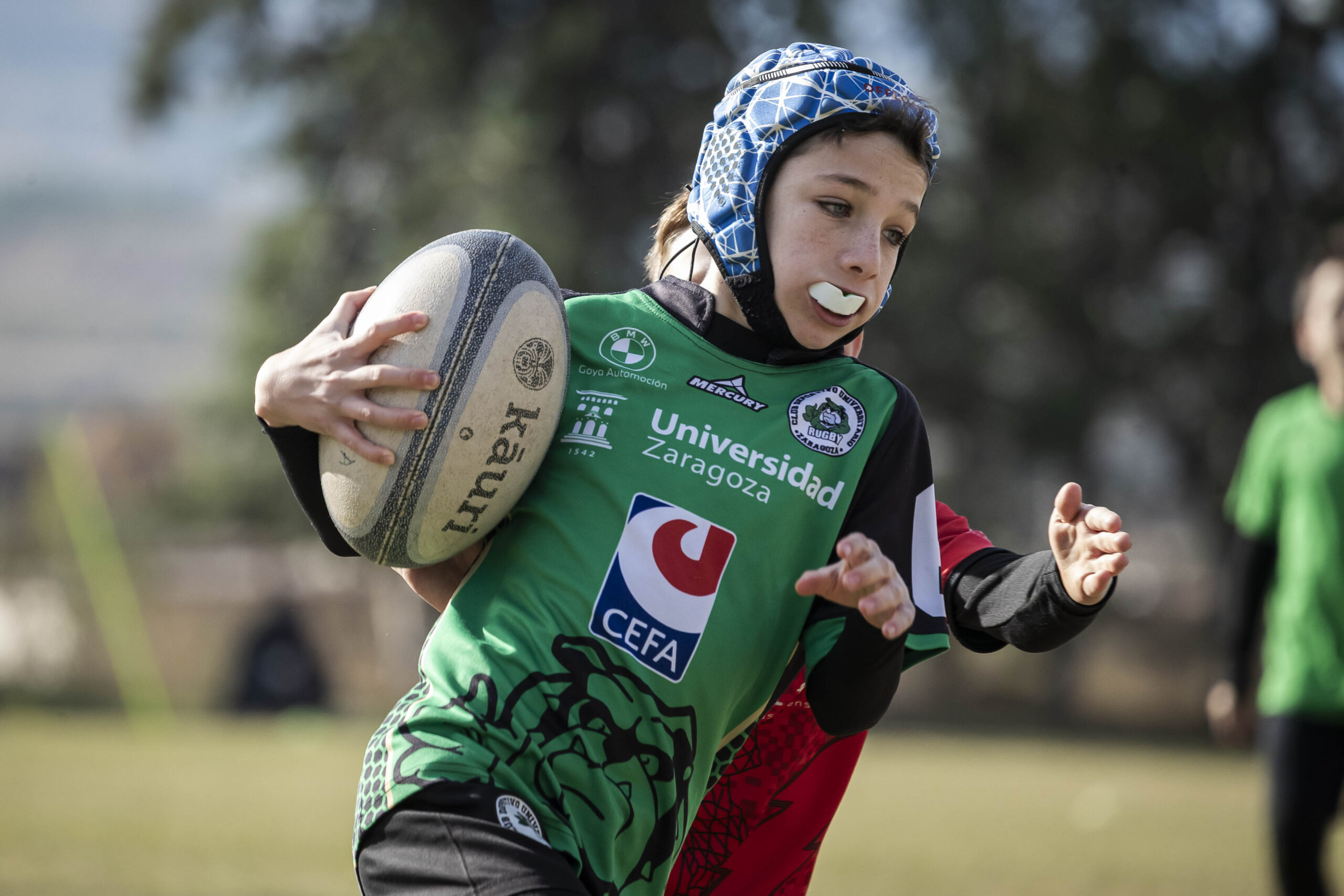 Jornada de escuelas en Tarazona para los niños y niñas del CD Universitario Rugby Zaragoza.