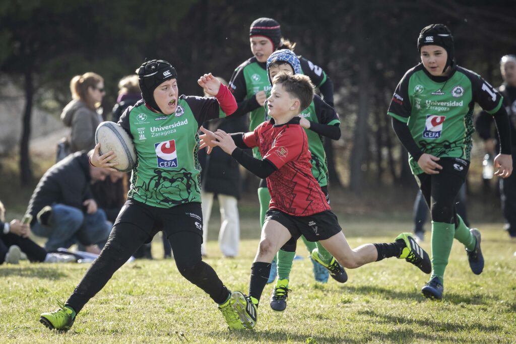 En imágenes : Jornada de escuelas de rugby en Tarazona