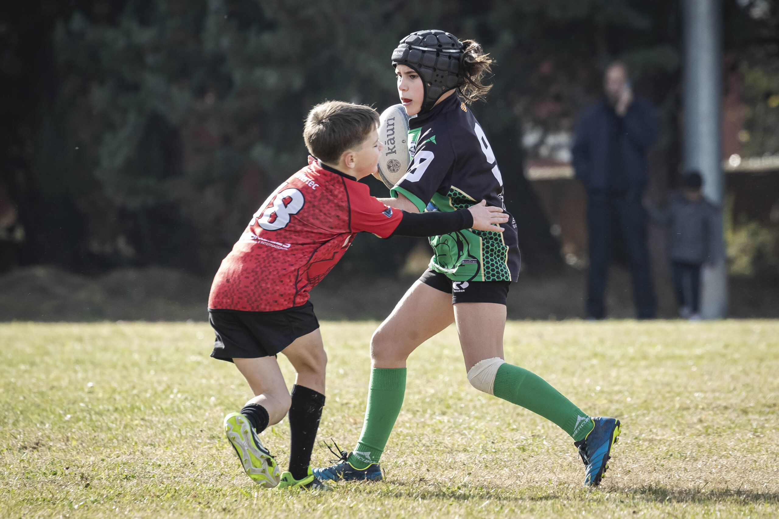 Jornada de escuelas en Tarazona para los niños y niñas del CD Universitario Rugby Zaragoza.