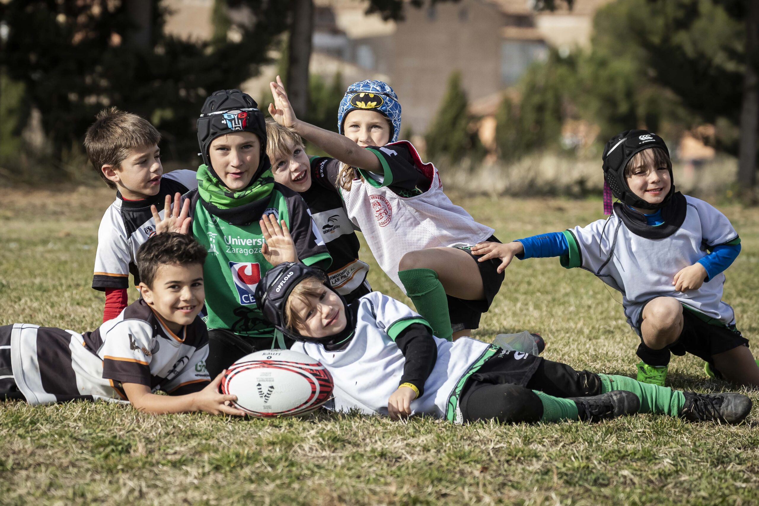 Jornada de escuelas en Tarazona para los niños y niñas del CD Universitario Rugby Zaragoza.