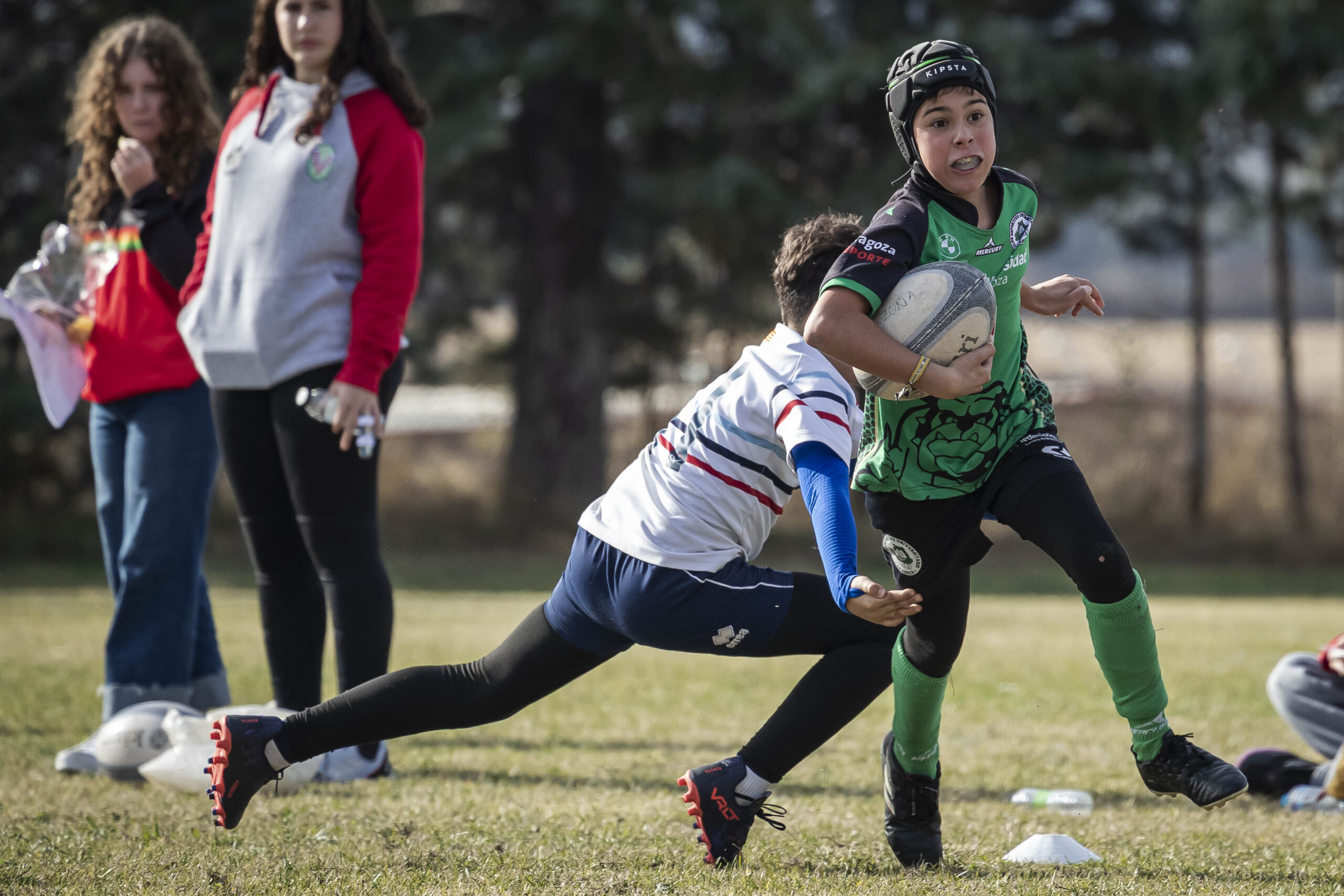 Jornada de escuelas en Tarazona para los niños y niñas del CD Universitario Rugby Zaragoza.