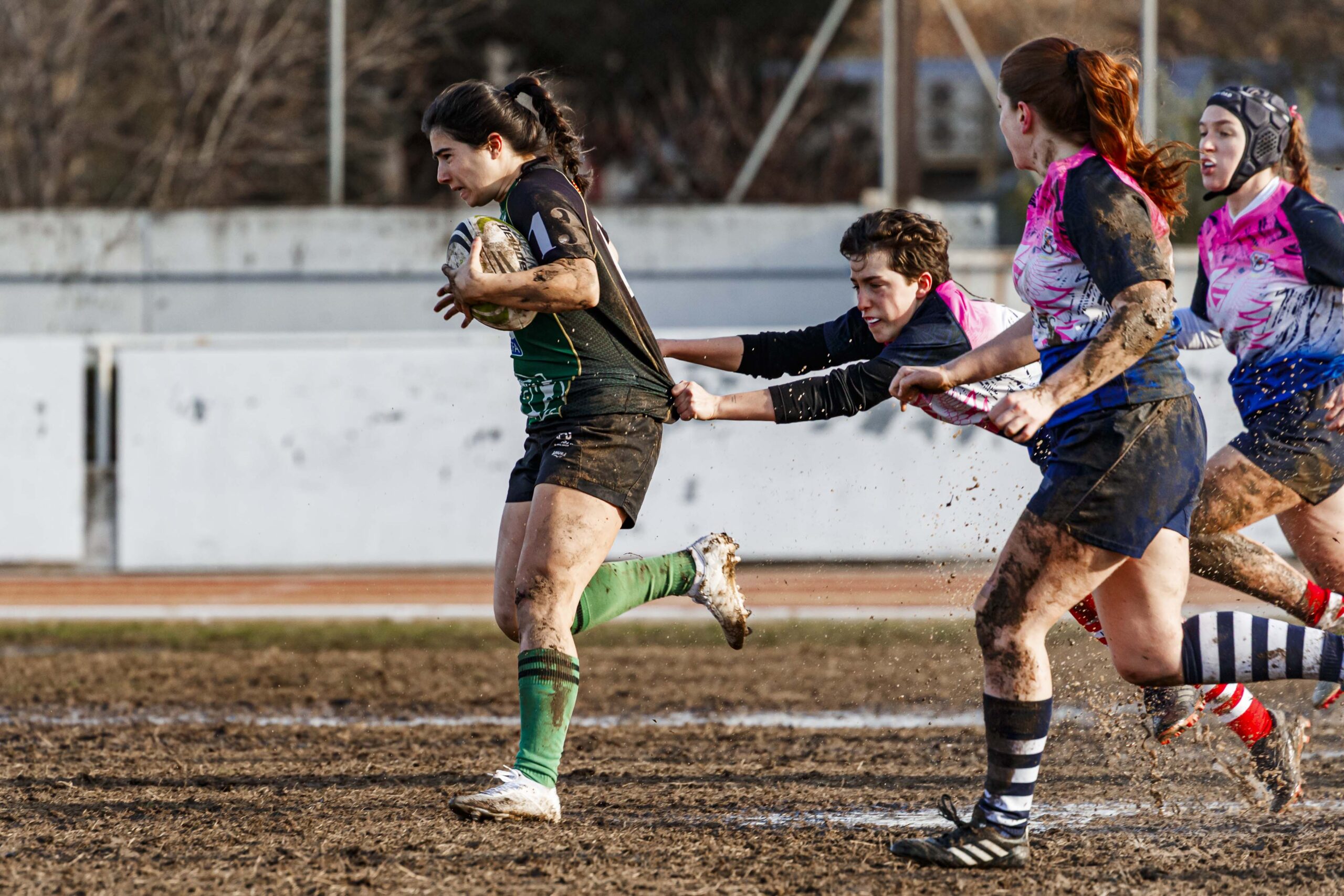 Partido de la jornada 6 de la Divisió D’Honor Catalana de rugby femenina entre el CEFA Unizar y el Fusion