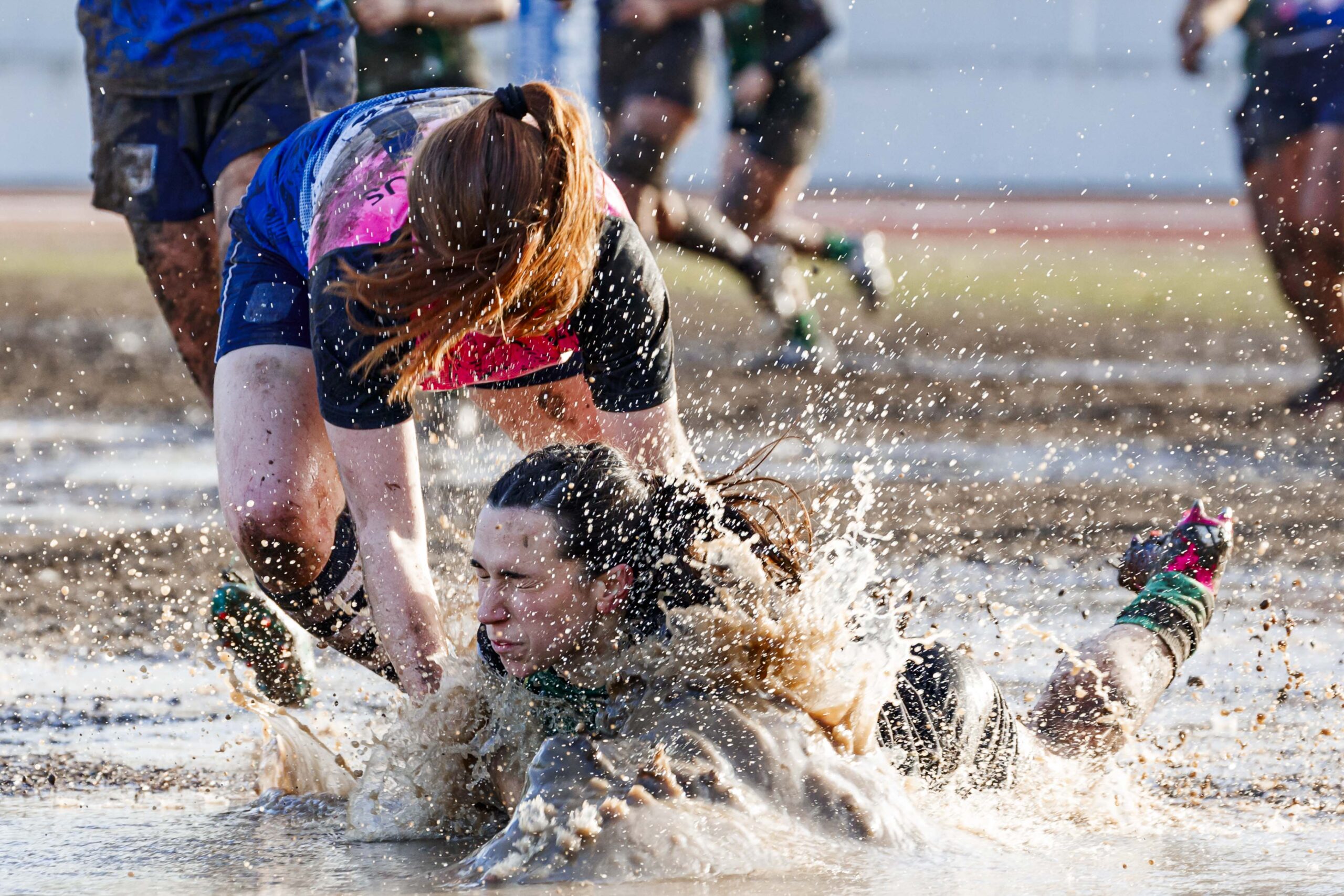 Partido de la jornada 6 de la Divisió D’Honor Catalana de rugby femenina entre el CEFA Unizar y el Fusion