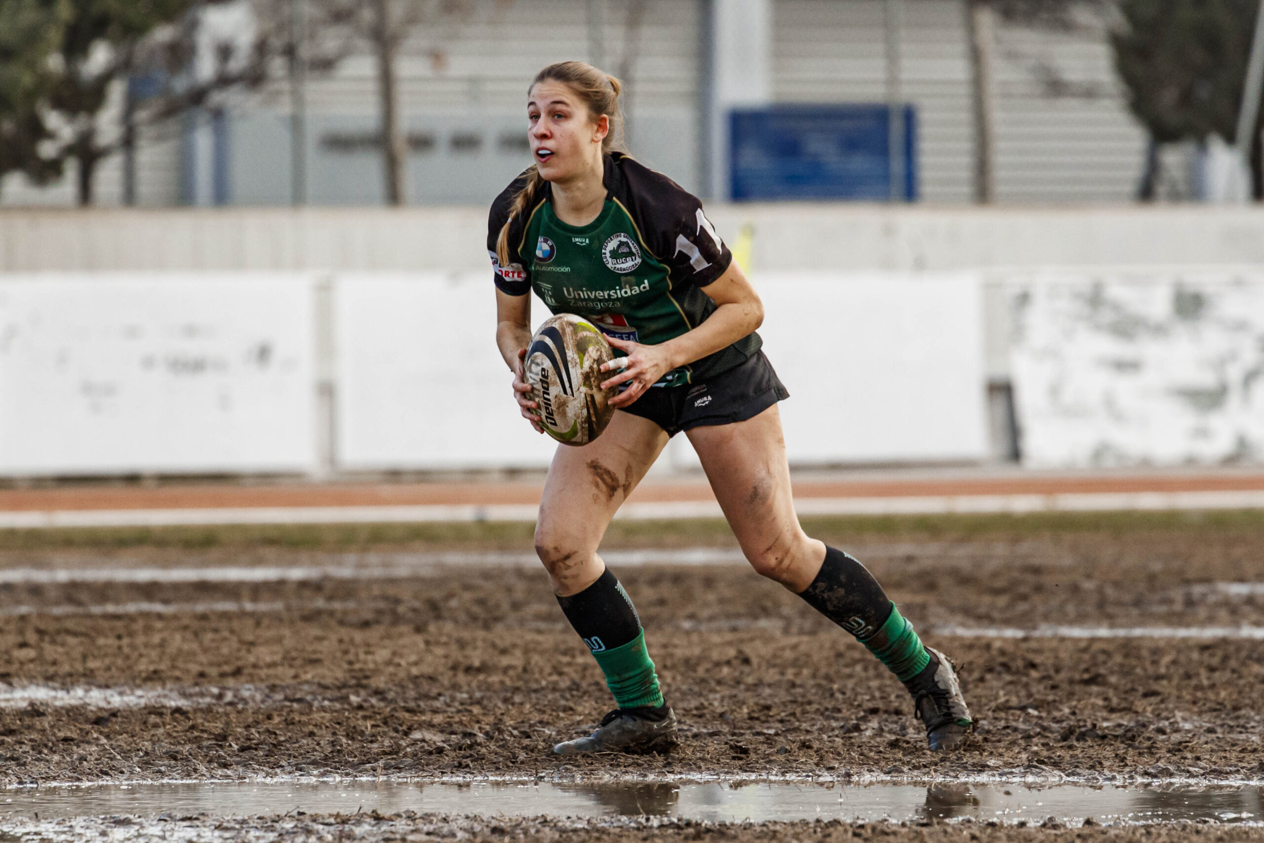 Partido de la jornada 6 de la Divisió D’Honor Catalana de rugby femenina entre el CEFA Unizar y el Fusion