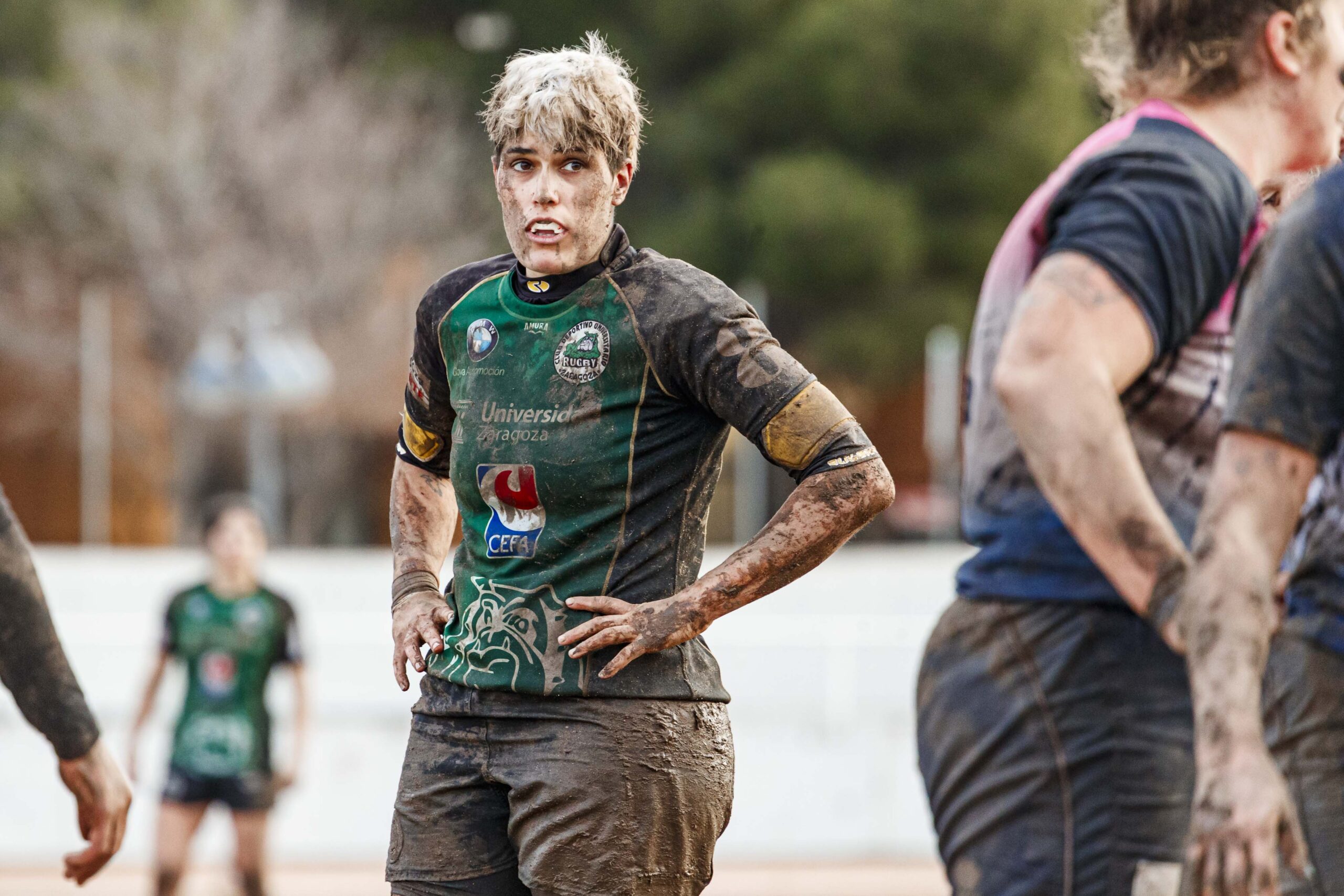 Partido de la jornada 6 de la Divisió D’Honor Catalana de rugby femenina entre el CEFA Unizar y el Fusion